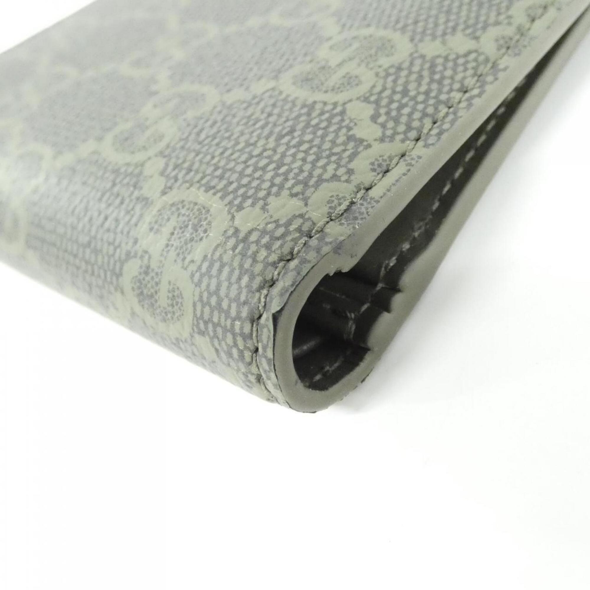 Gucci Green Gg Supreme Long Wallet (Bi-Fold) (Pre-Owned)