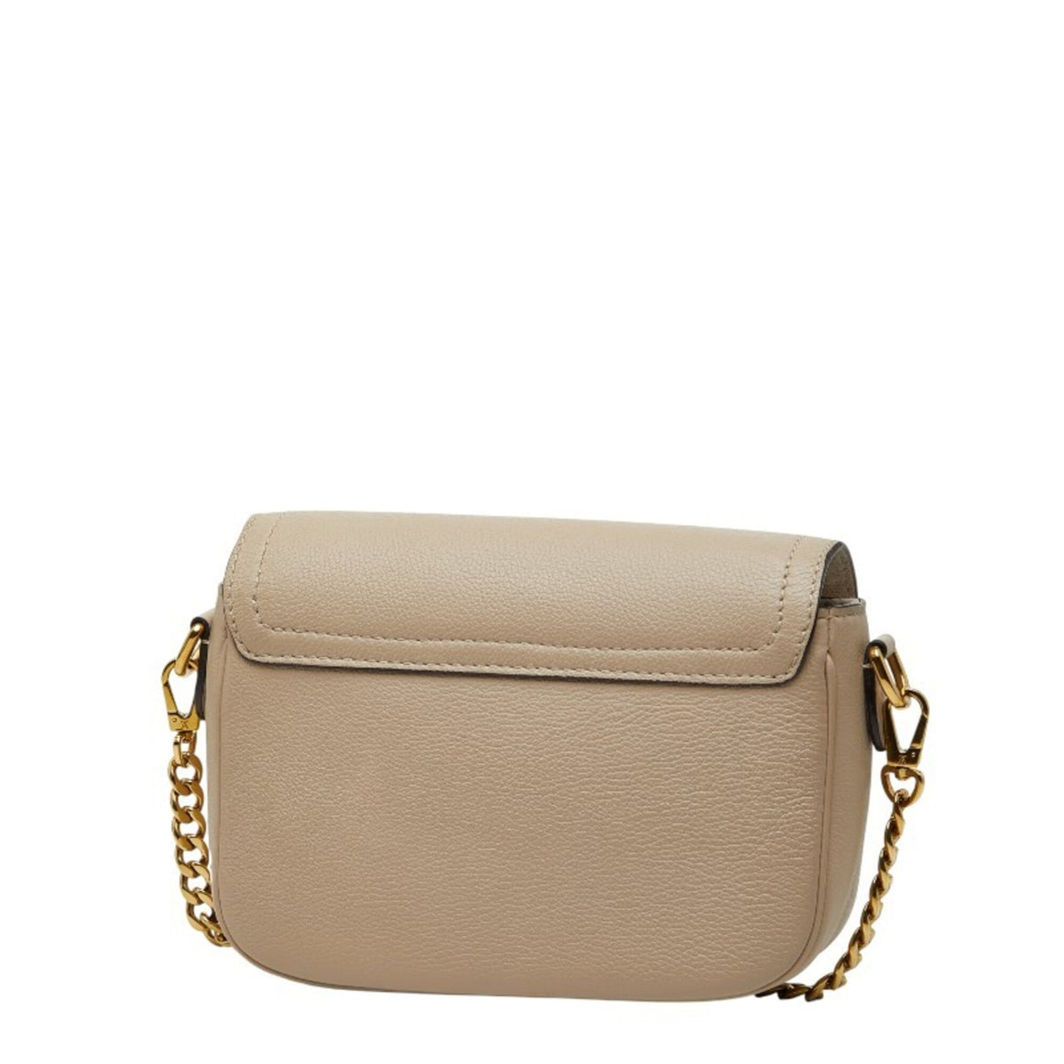 Louis Vuitton Beige Grayish Leather Handbag Shoulder Bag (Pre-Owned)