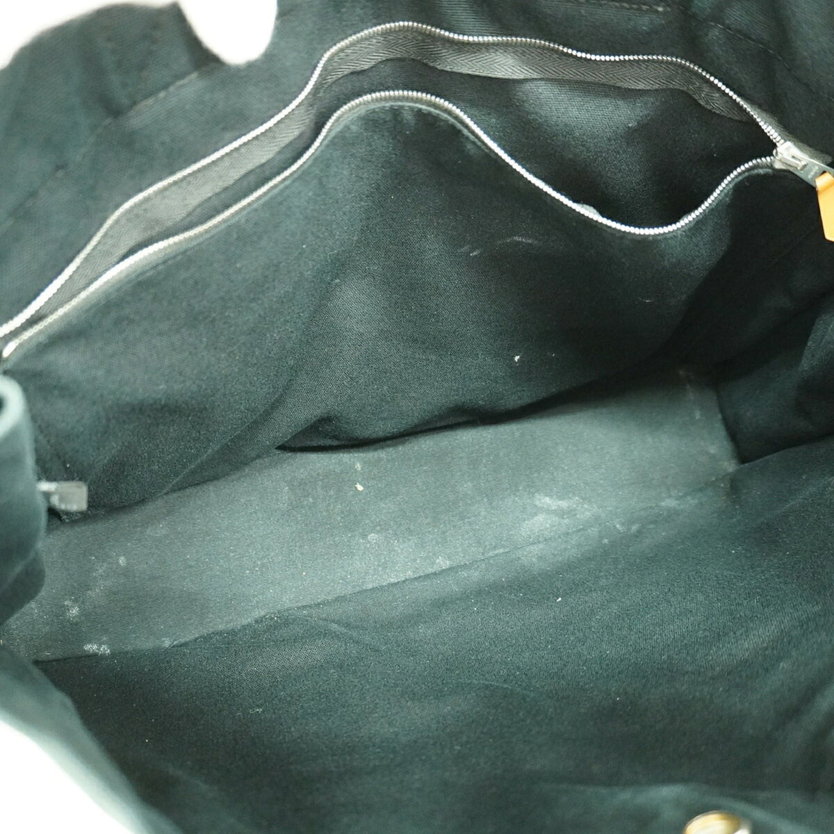 Hermes Black Canvas Tote Bag (Pre-Owned)