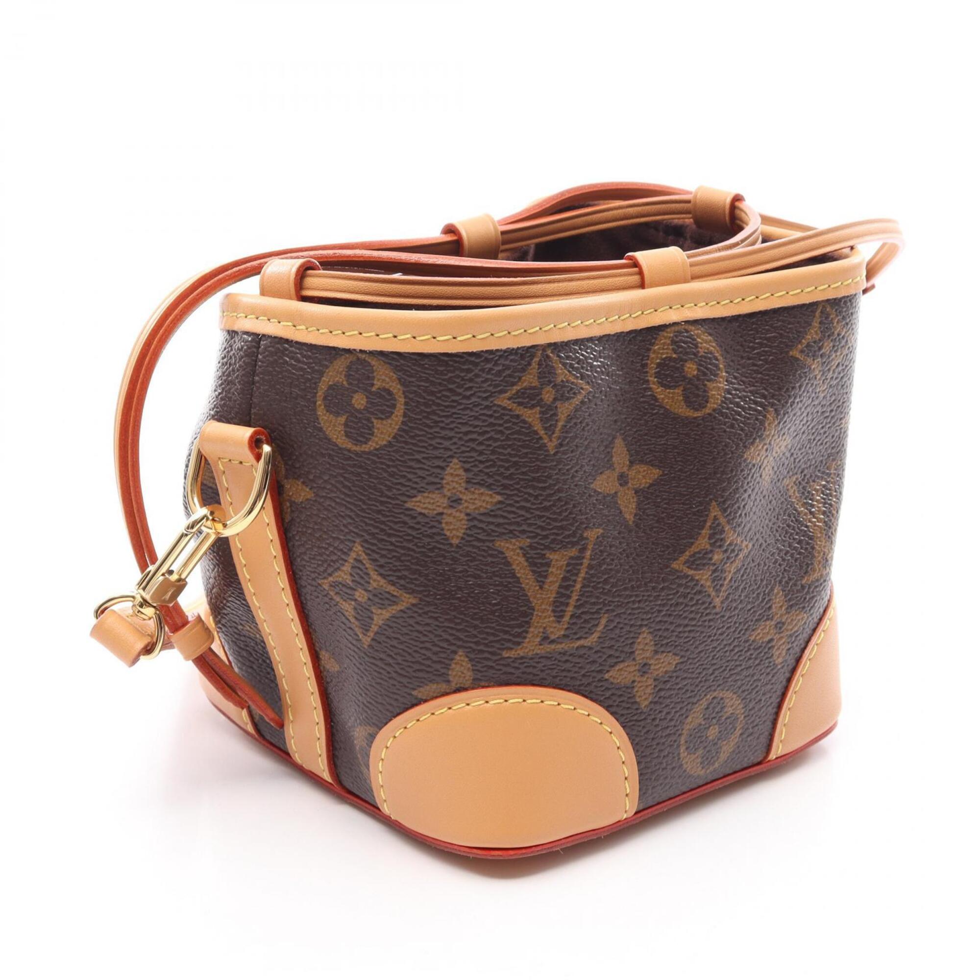 Louis Vuitton Brown Monogram Monogram Leather Handbag Shoulder Bag (Pre-Owned)