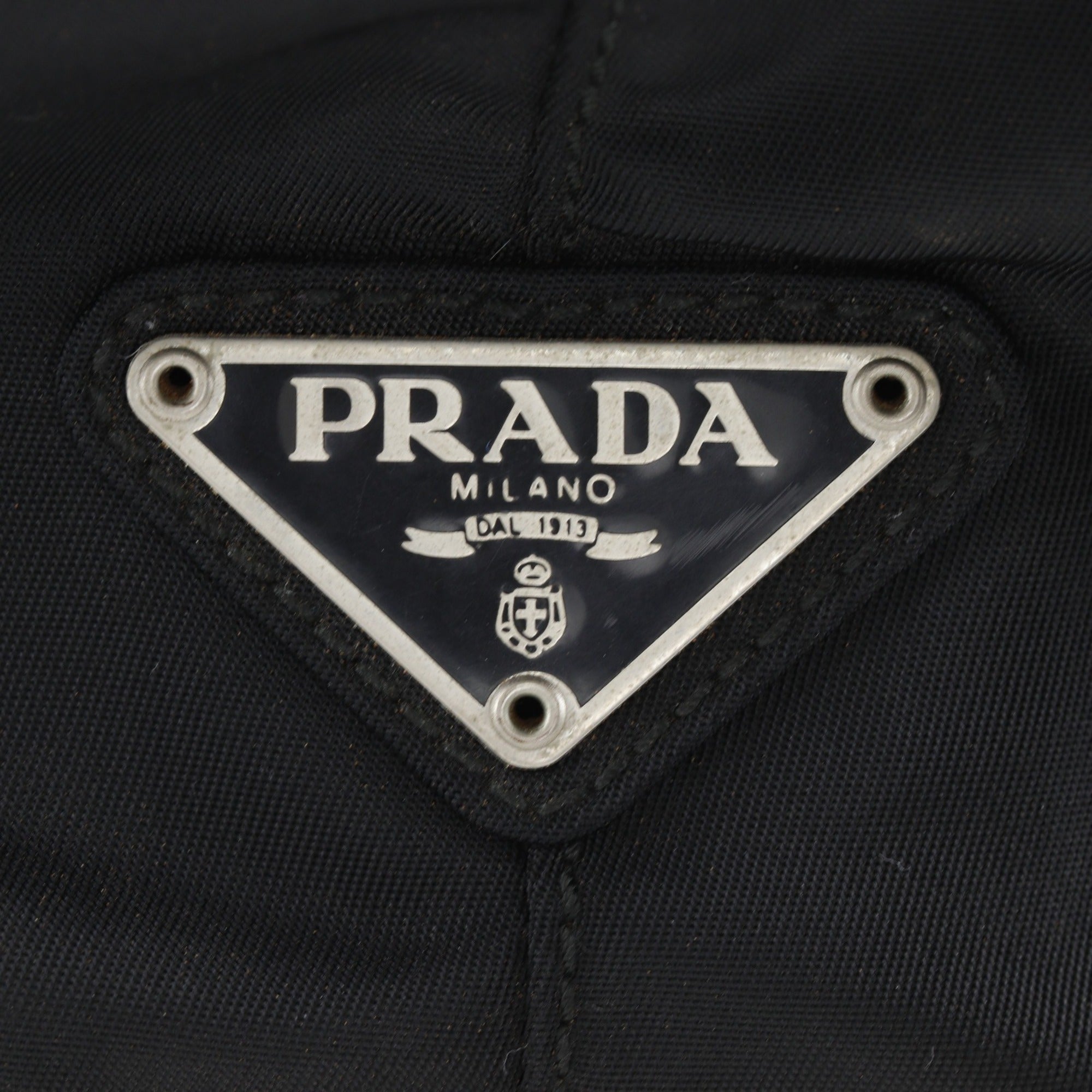 Prada Black Nylon Plastic Handbag (Pre-Owned)