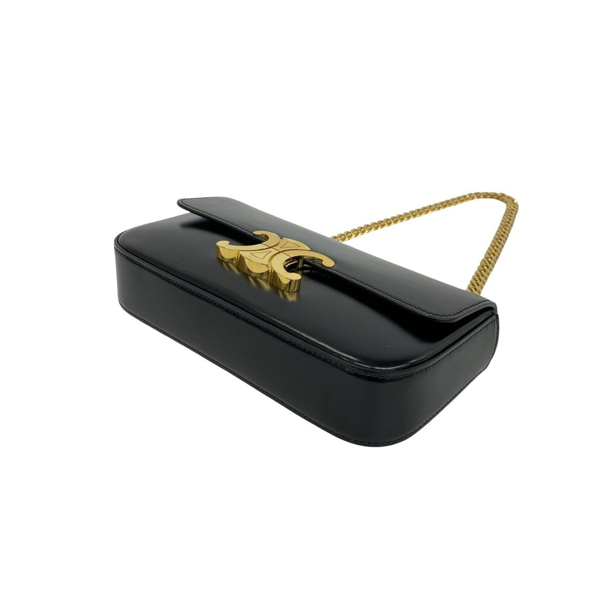 Celine Black Leather Shoulder Bag (Pre-Owned)