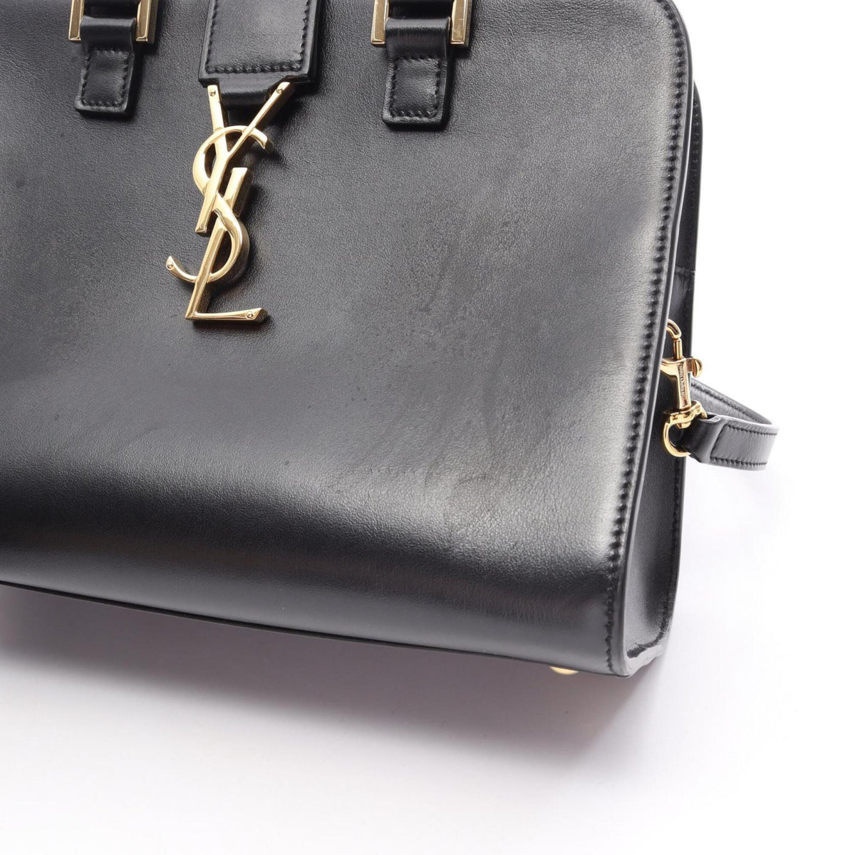 Yves Saint Laurent Black Leather Handbag (Pre-Owned)