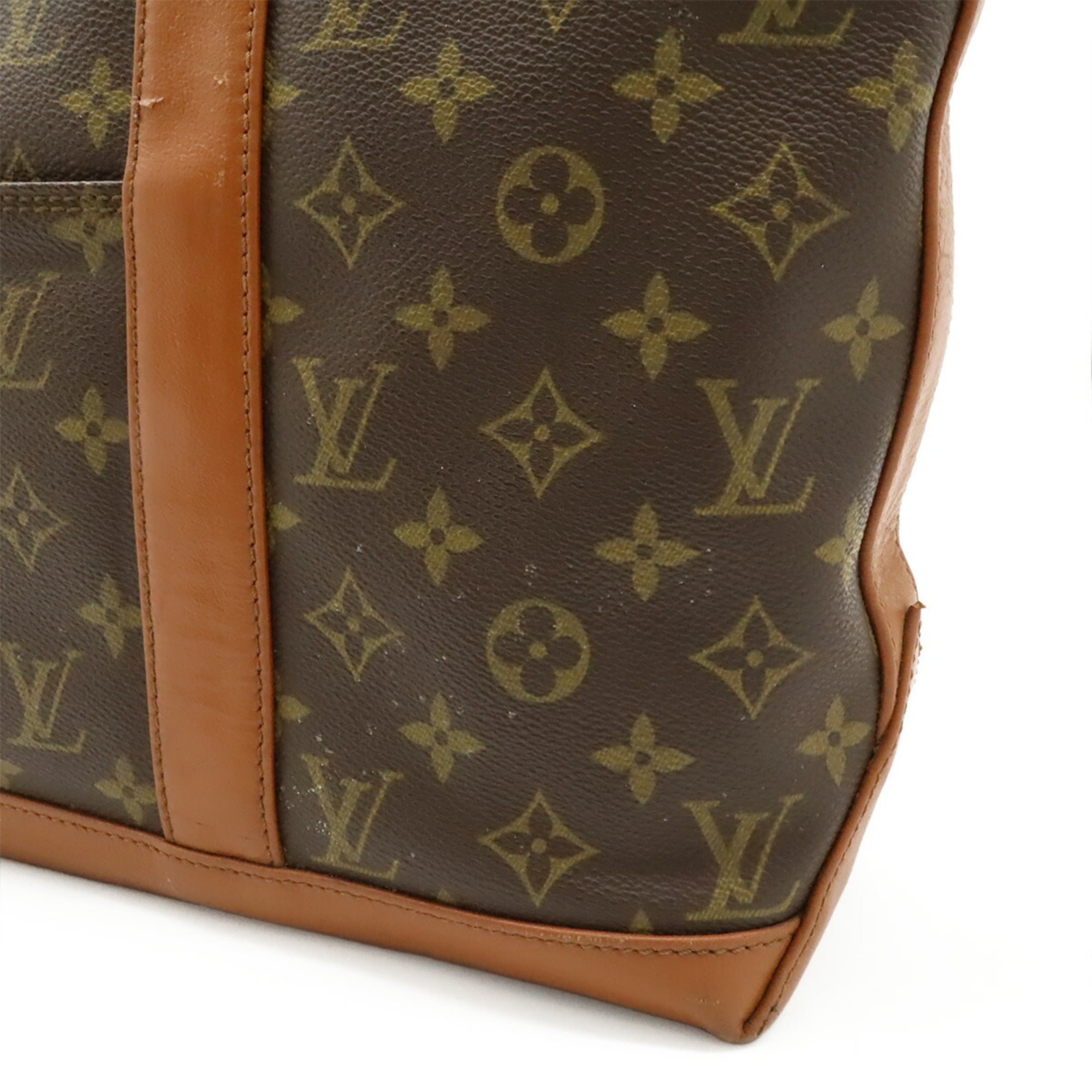 Louis Vuitton Brown Monogram Canvas Pvc Coated Canvas Shoulder Bag Tote Bag (Pre-Owned)