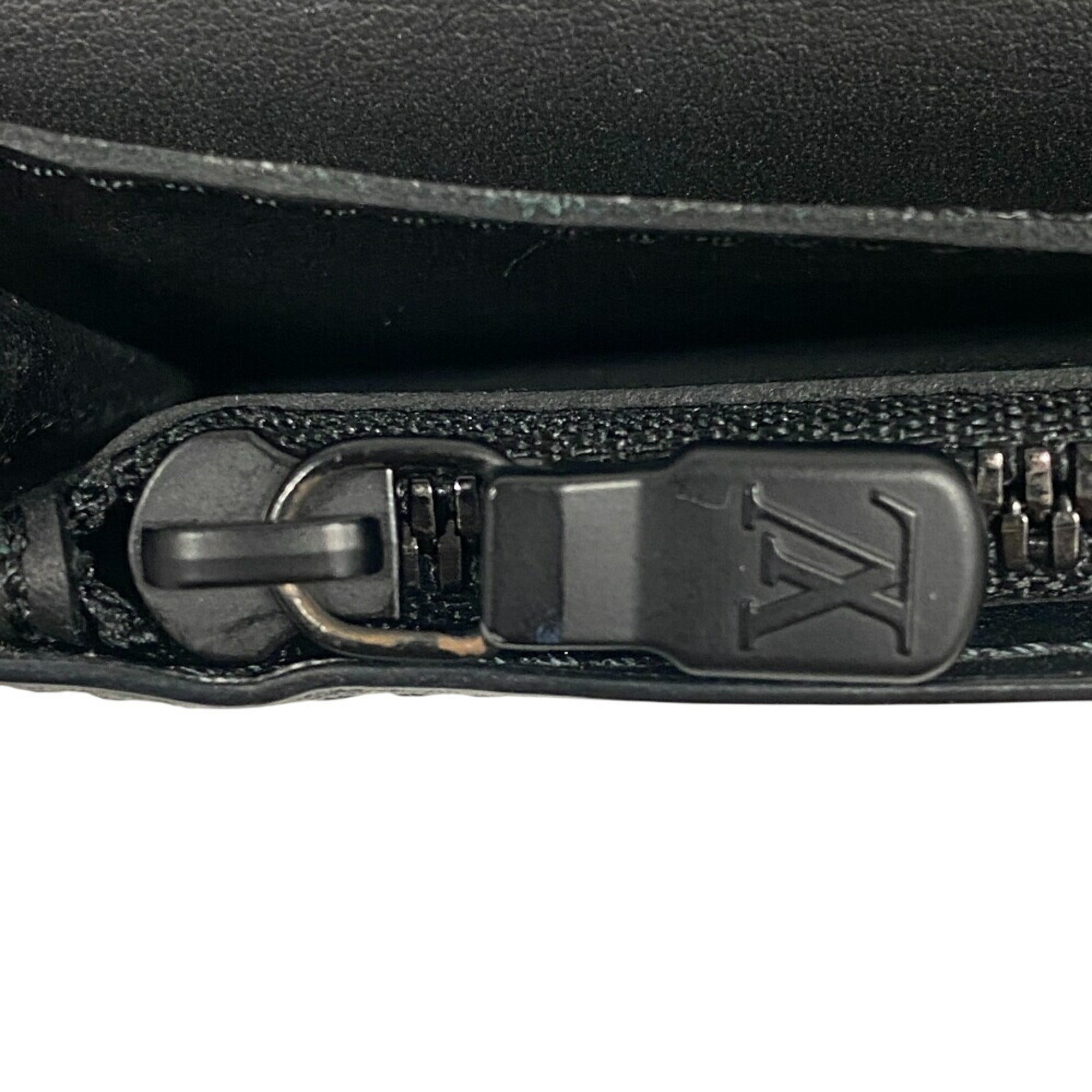 Louis Vuitton Black Monogram Shadow Long Wallet (Bi-Fold) (Pre-Owned)