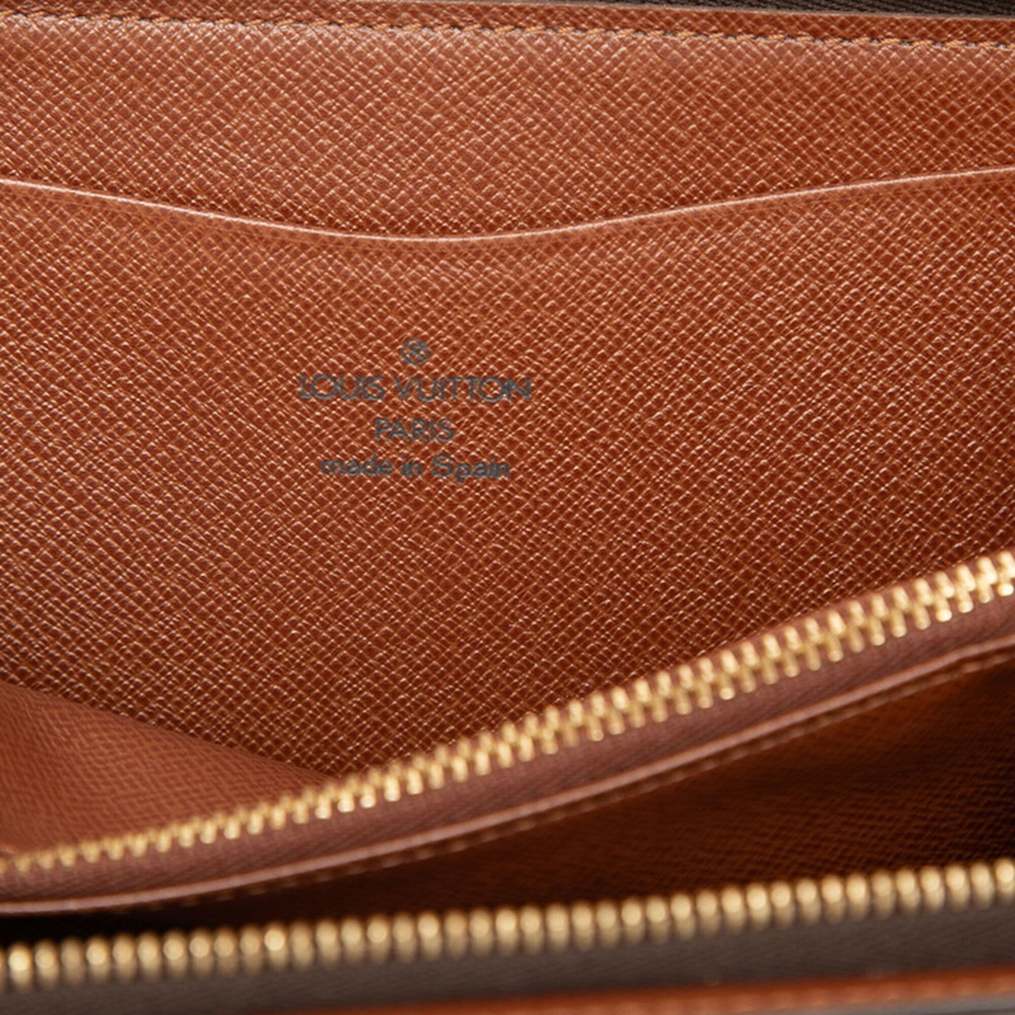 Louis Vuitton Monogram Brown Pvc Leather Long Wallet (Bi-Fold) (Pre-Owned)