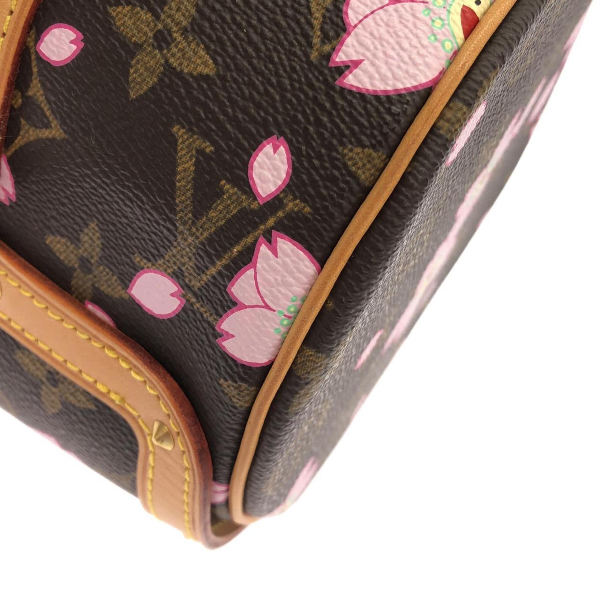 Louis Vuitton Marron Coated Canvas Handbag (Pre-Owned)