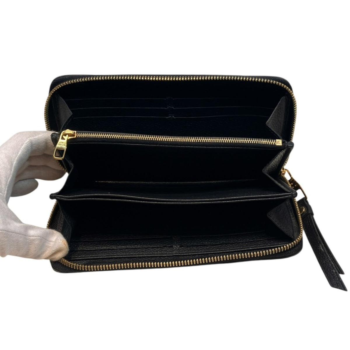 Louis Vuitton Monogram Empreinte Black Monogram Empreinte Long Wallet (Bi-Fold) (Pre-Owned)