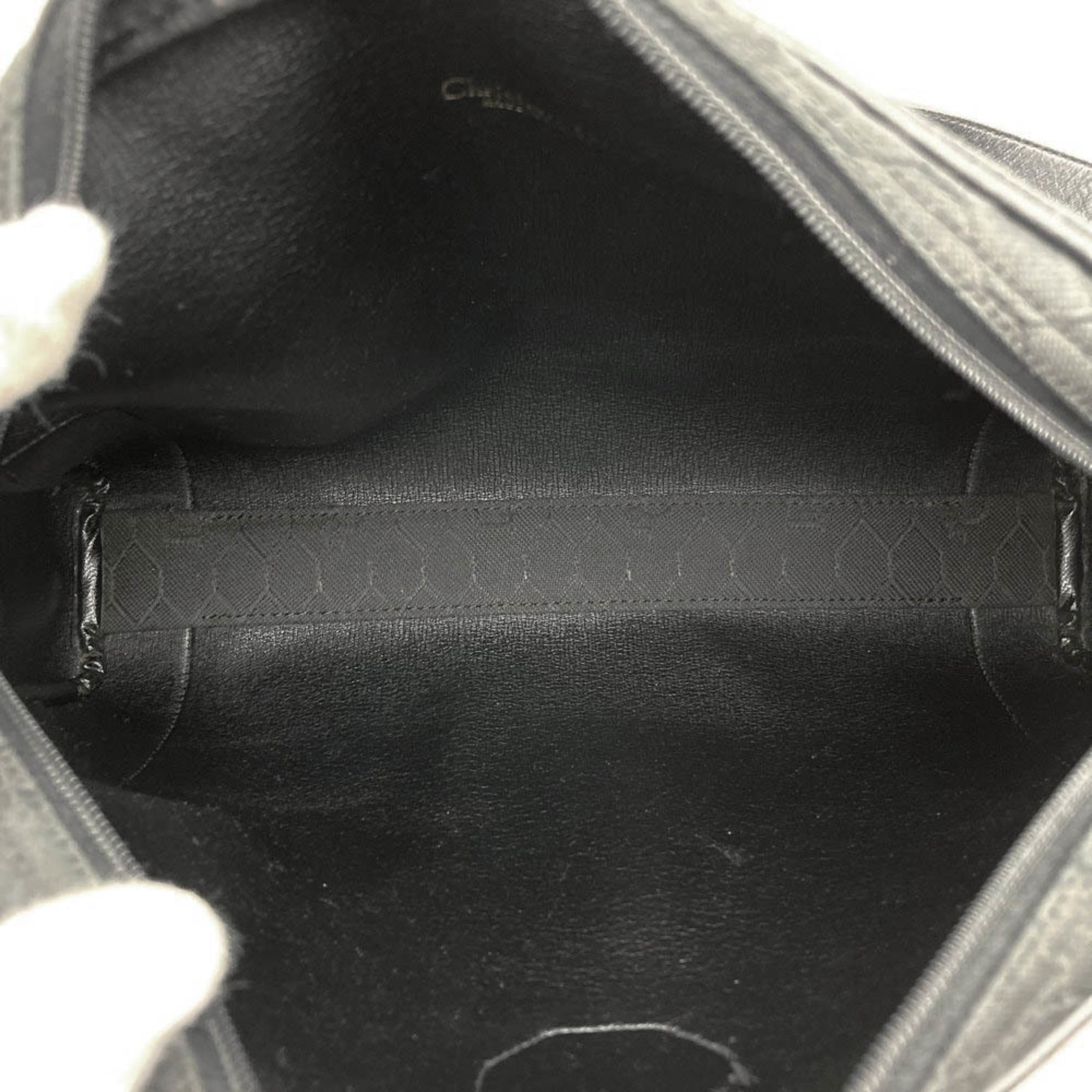 Christian Dior Black Canvas Shoulder Bag (Pre-Owned)