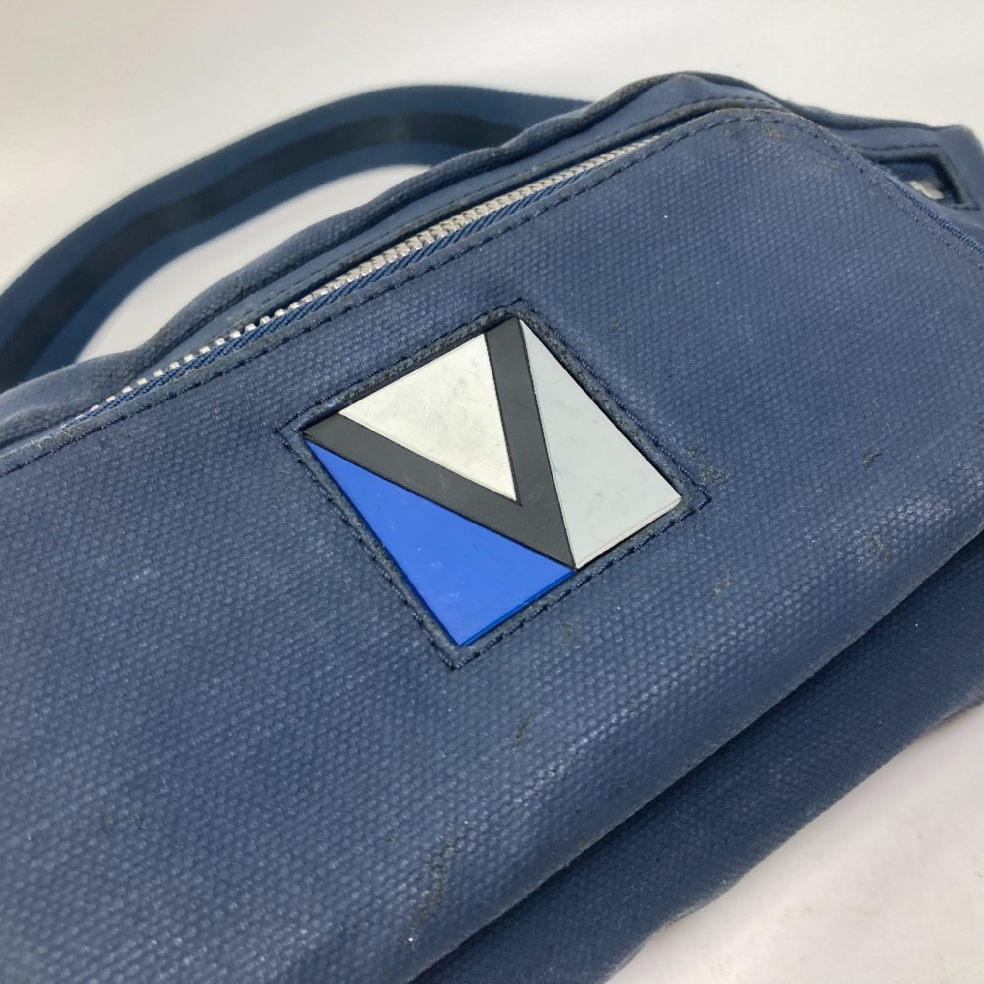 Louis Vuitton Blue Metal Sling Bag (Pre-Owned)