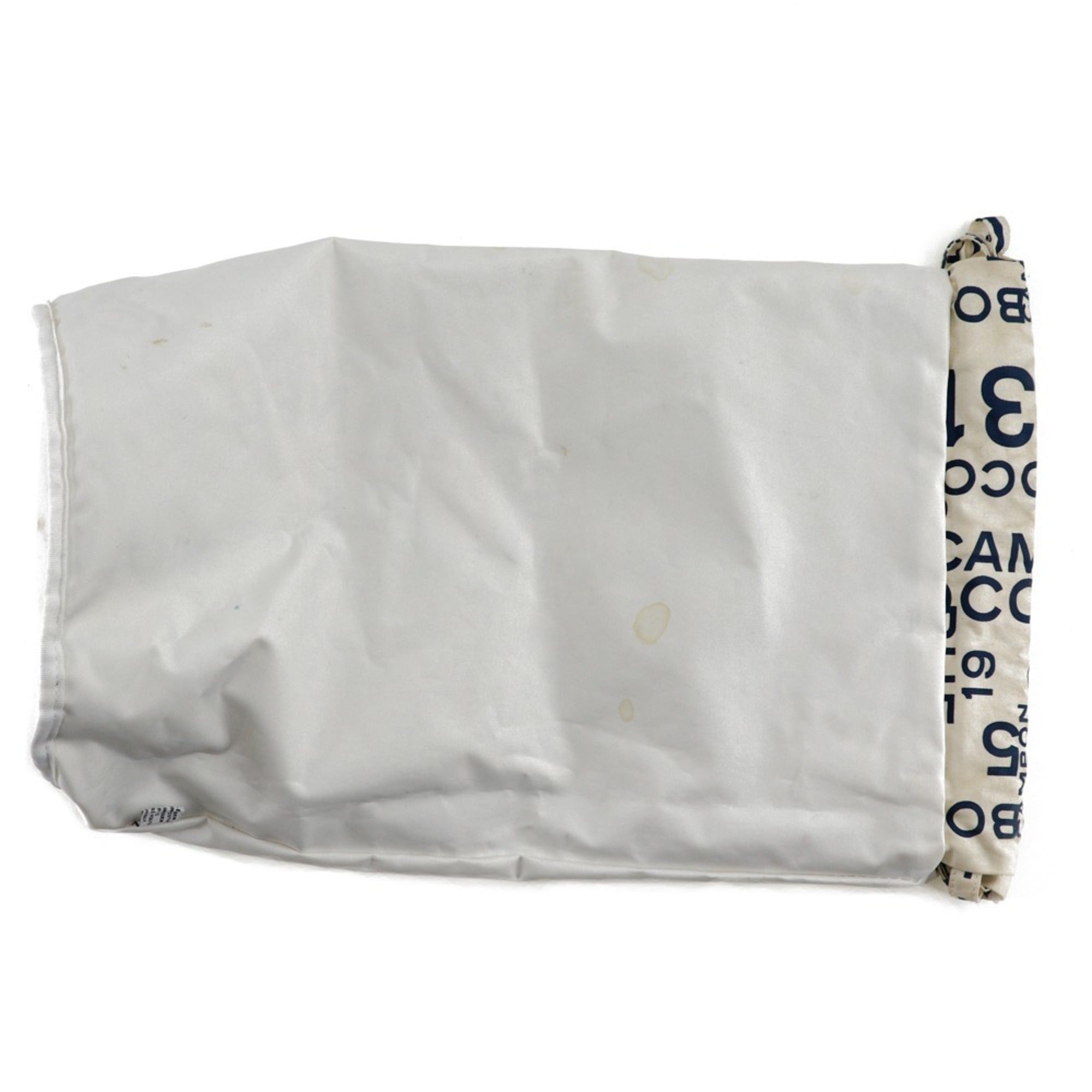 Chanel White Cotton Beach Bag Shoulder Bag (Pre-Owned)