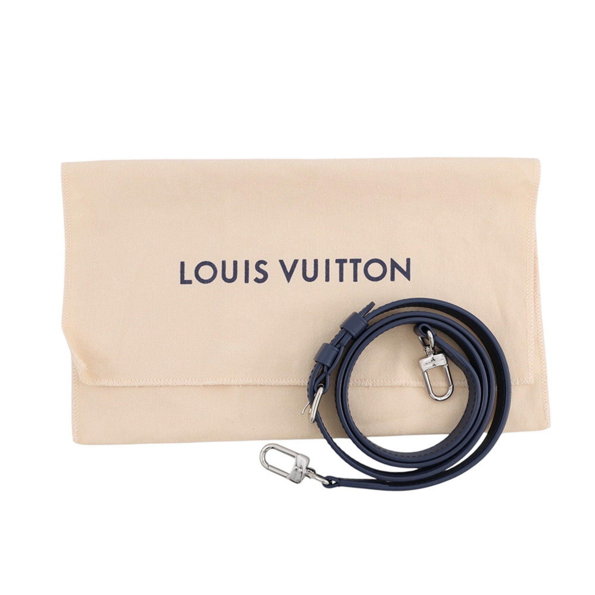 Louis Vuitton Monogram Blue Monogram Handbag Shoulder Bag (Pre-Owned)