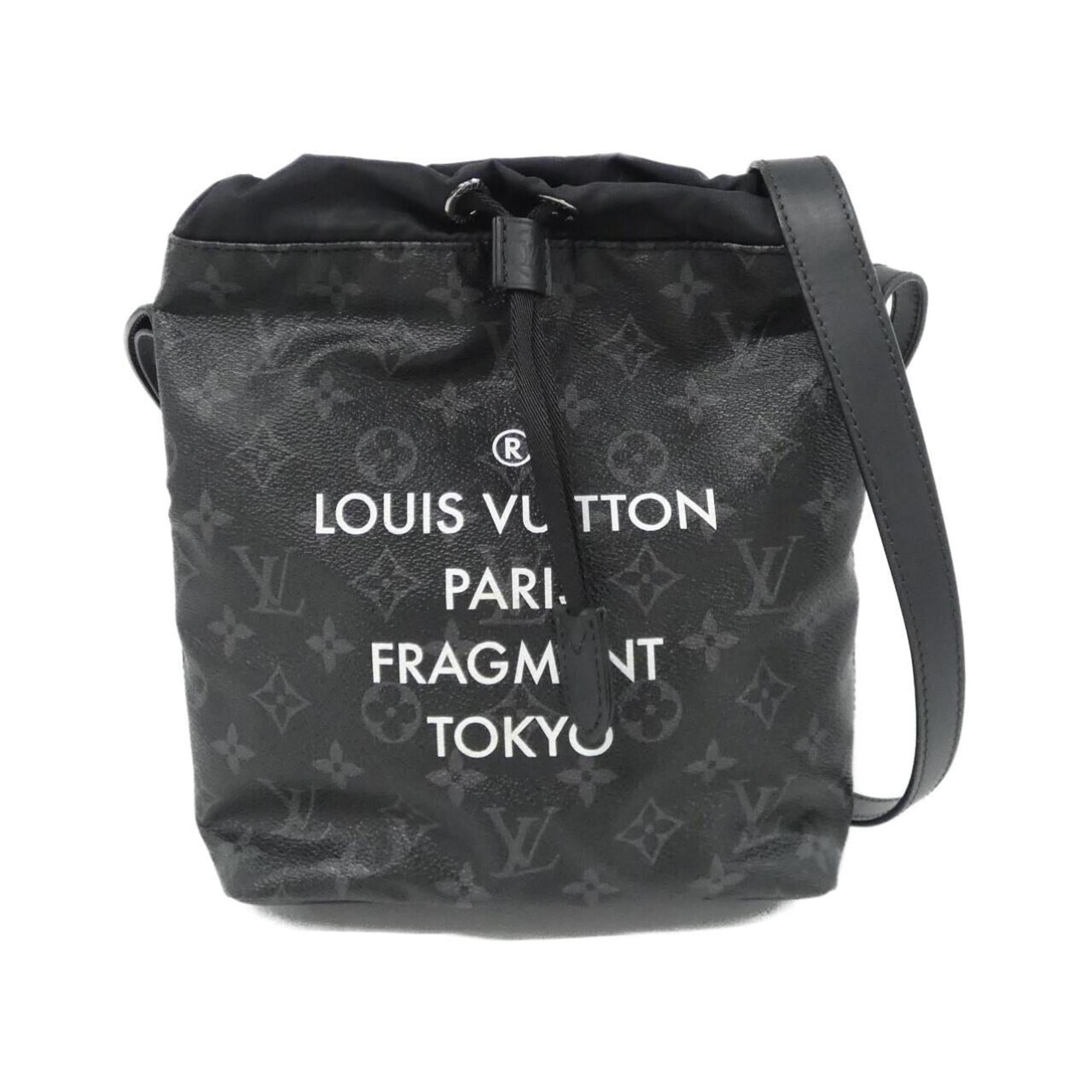 Louis Vuitton Monogram Eclipse Black Coated Canvas Shoulder Bag (Pre-Owned)