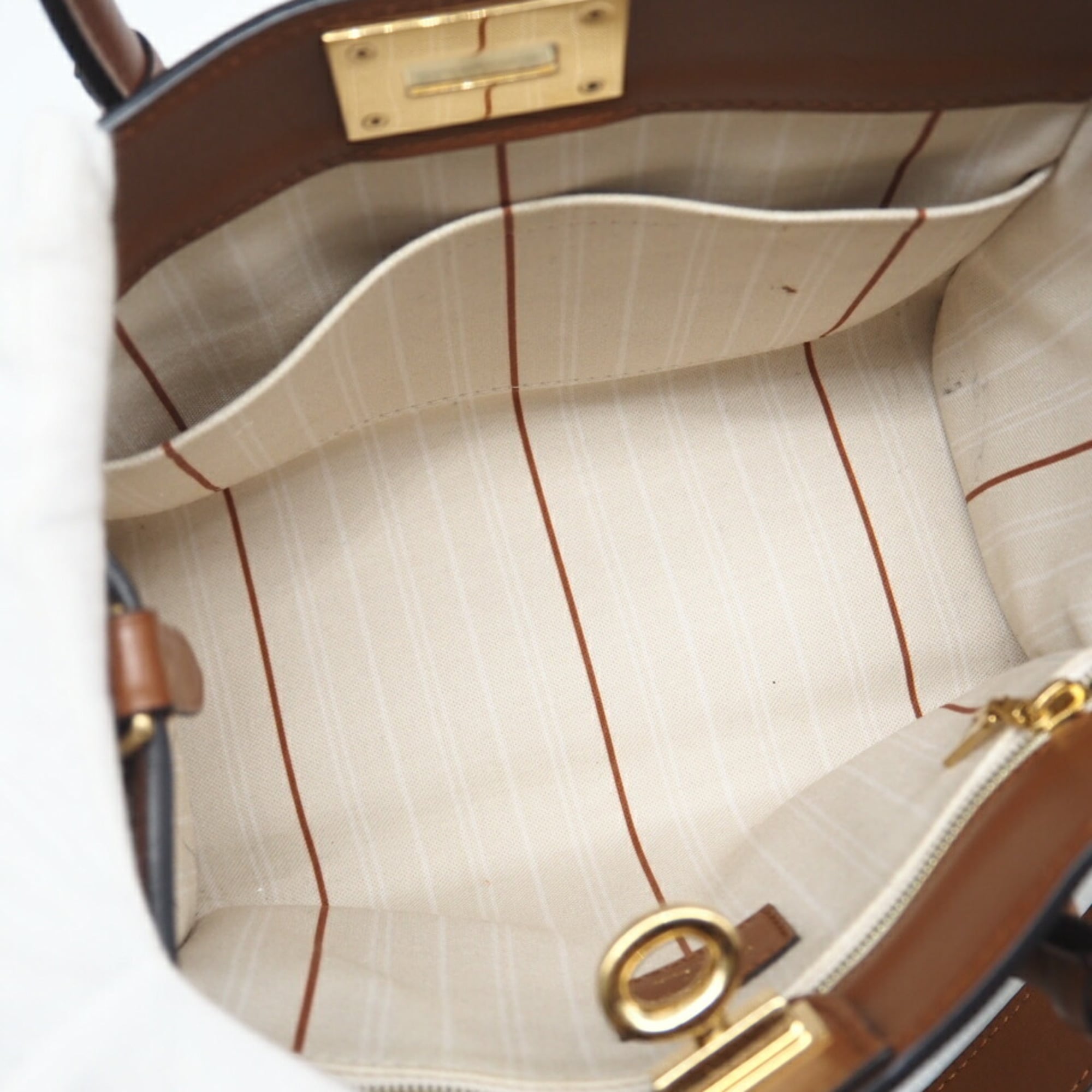 Louis Vuitton Beige Brown Canvas Leather Shoulder Bag (Pre-Owned)