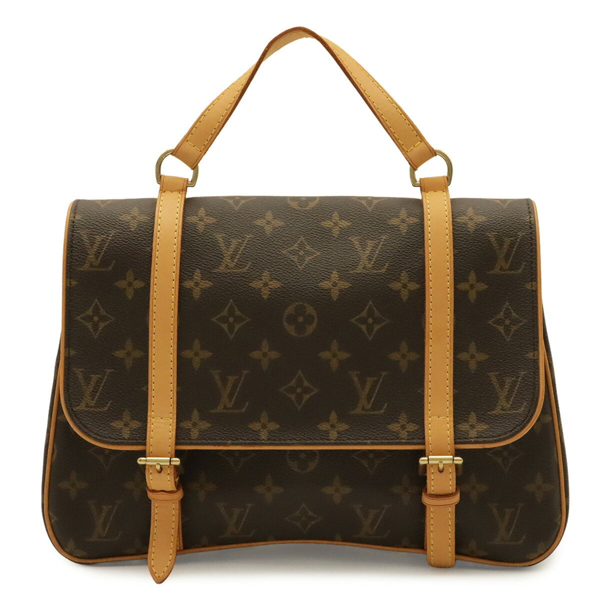 Louis Vuitton Brown Monogram Monogram Backpack Handbag Shoulder Bag (Pre-Owned)