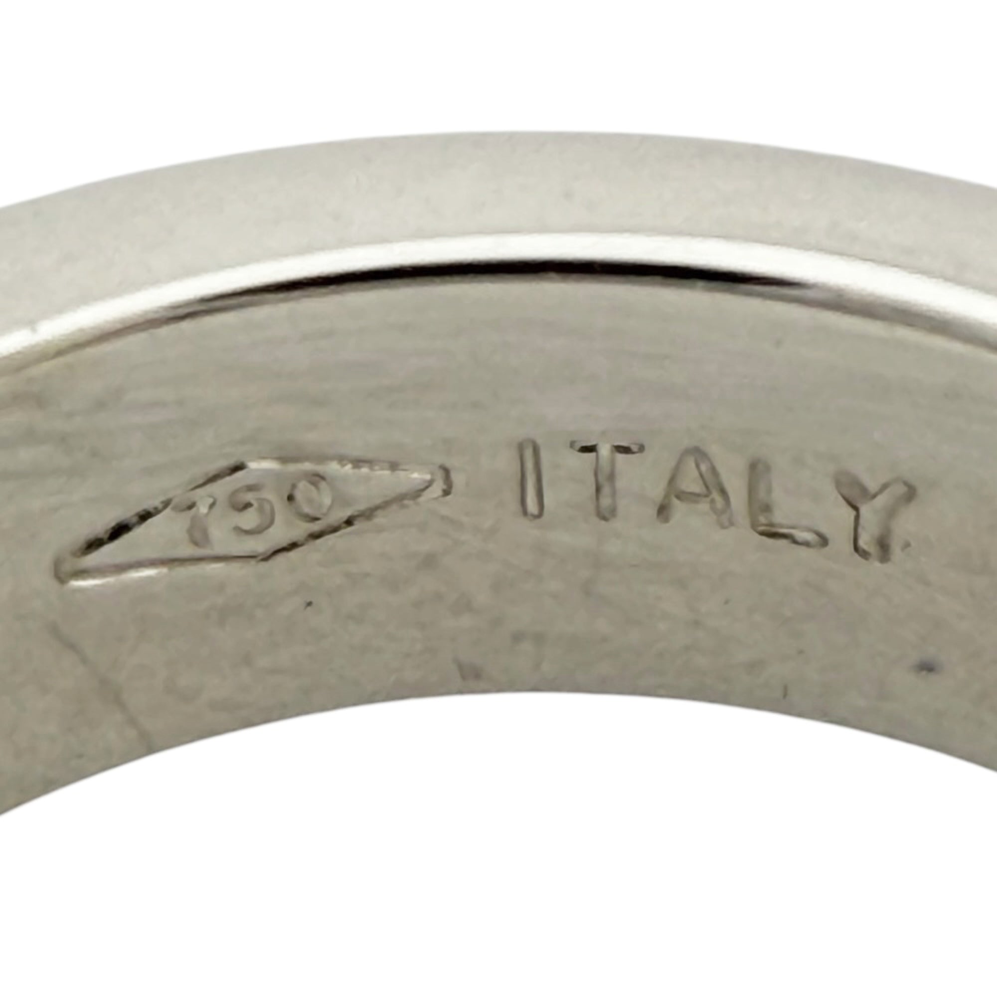 Tiffany Atlas Silver White Gold (18K) Band Ring (Pre-Owned)