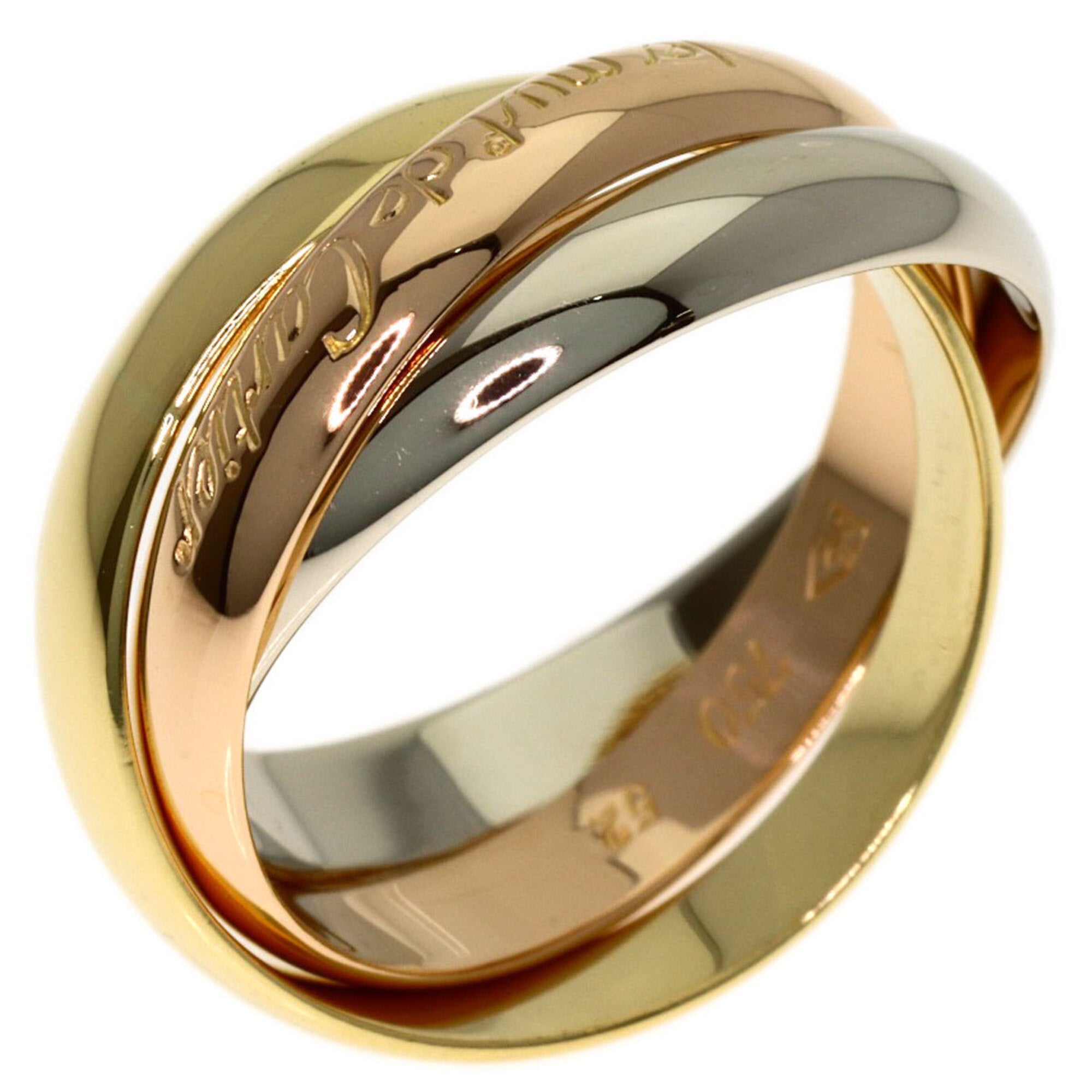 Cartier Yellow Gold (18K) Pink Gold (18K) White Gold (18K) Band Ring (Pre-Owned)