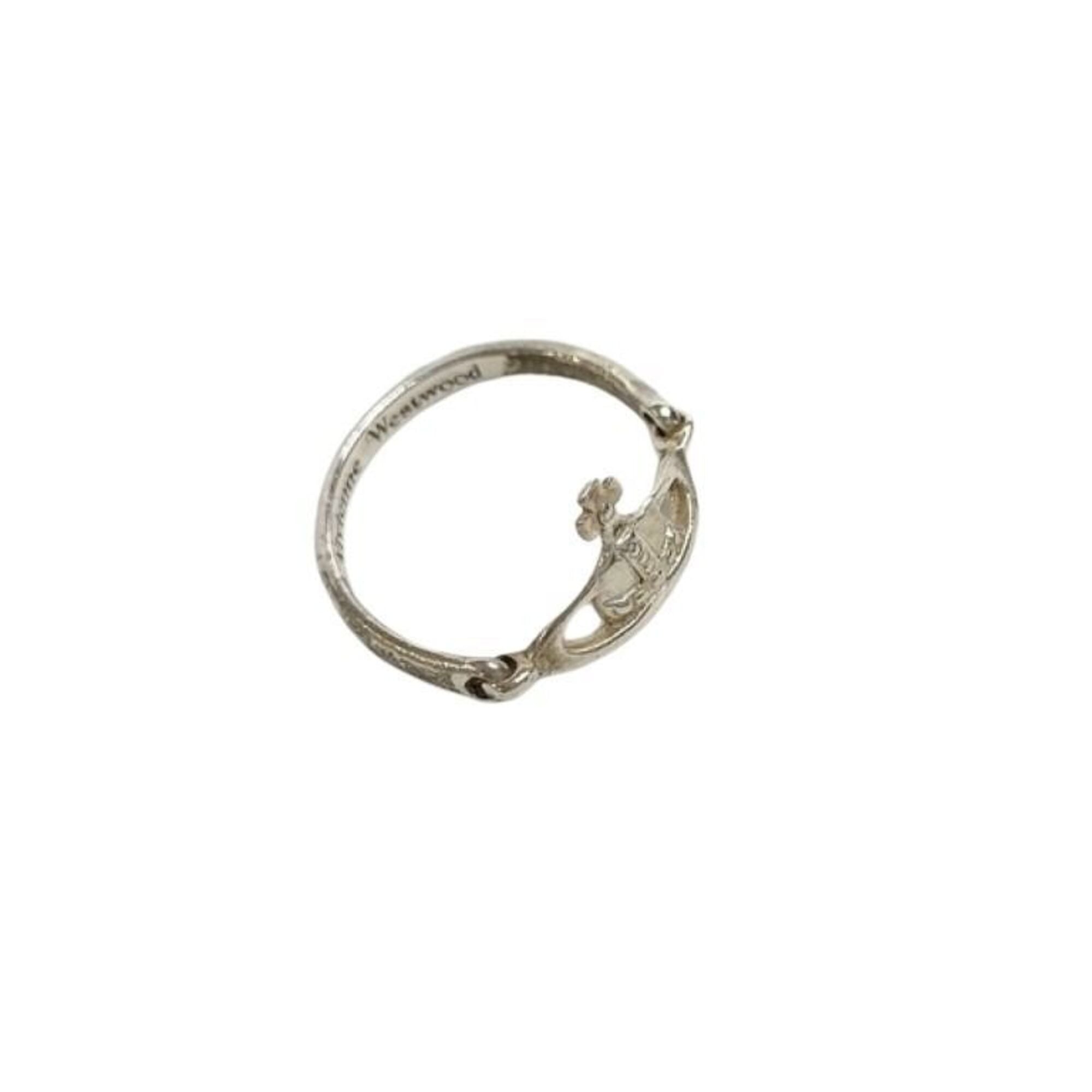 Vivienne Westwood Silver Silver 925 Band Ring (Pre-Owned)