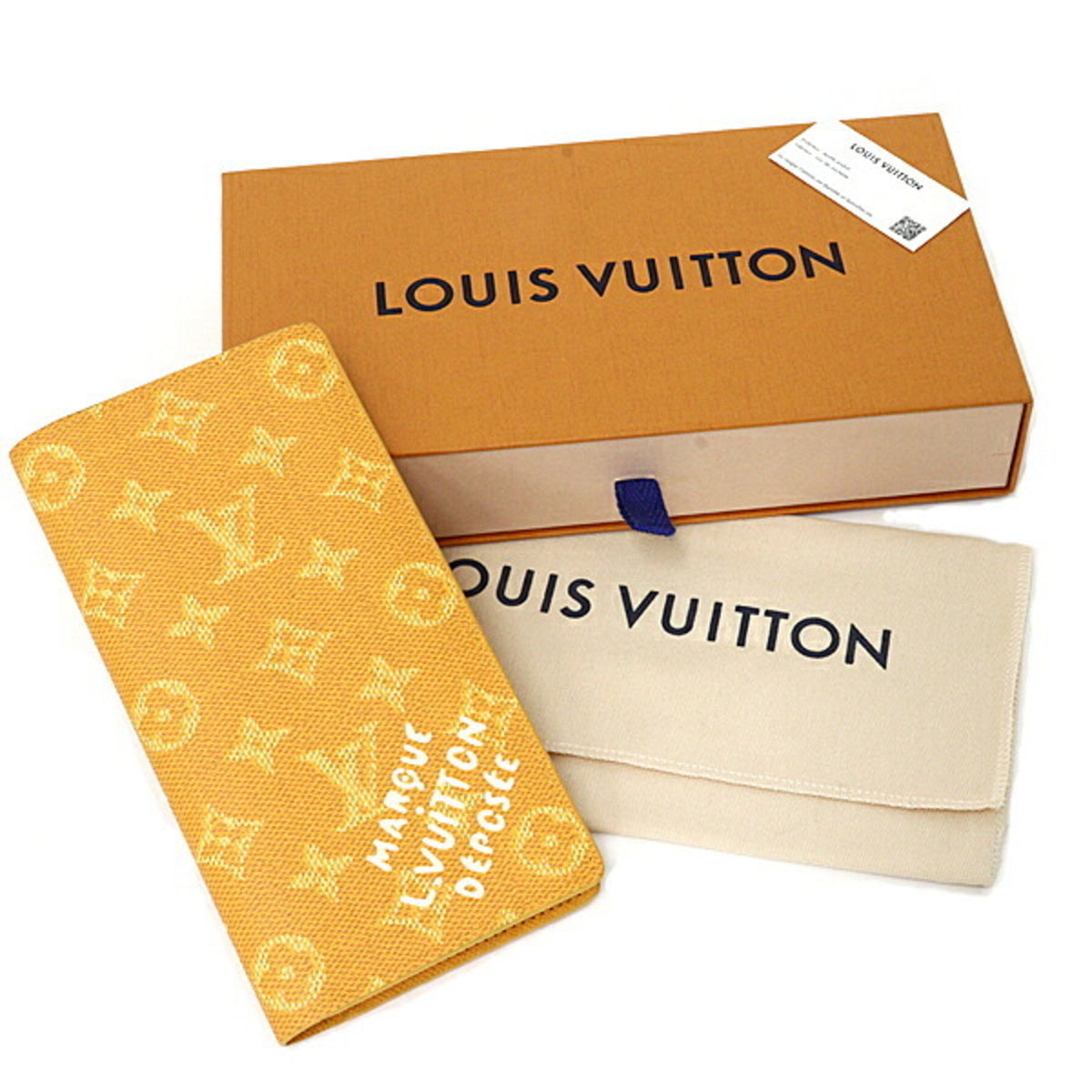Louis Vuitton Monogram Yellow Monogram Long Wallet (Bi-Fold) (Pre-Owned)