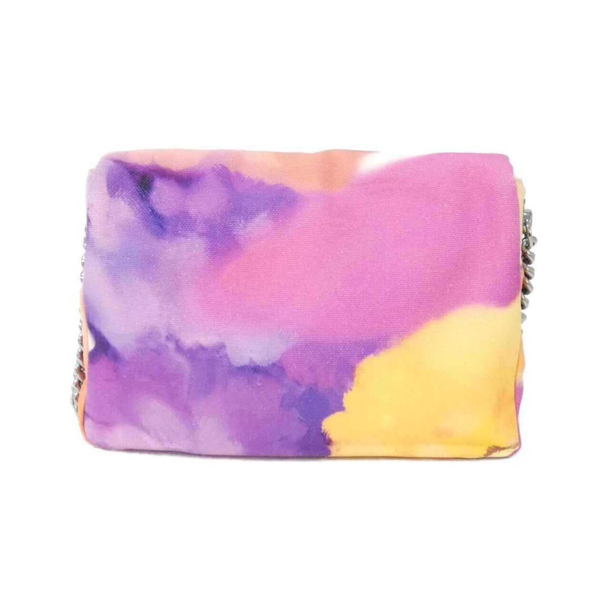 Chanel Multi-Color Pink Canvas Shoulder Bag (Pre-Owned)