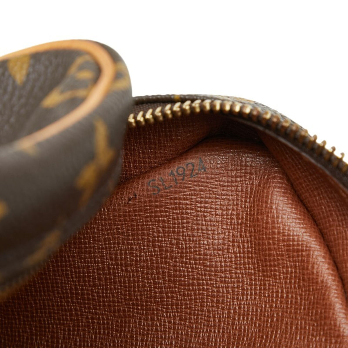 Louis Vuitton Brown Pvc Leather Clutch Bag (Pre-Owned)