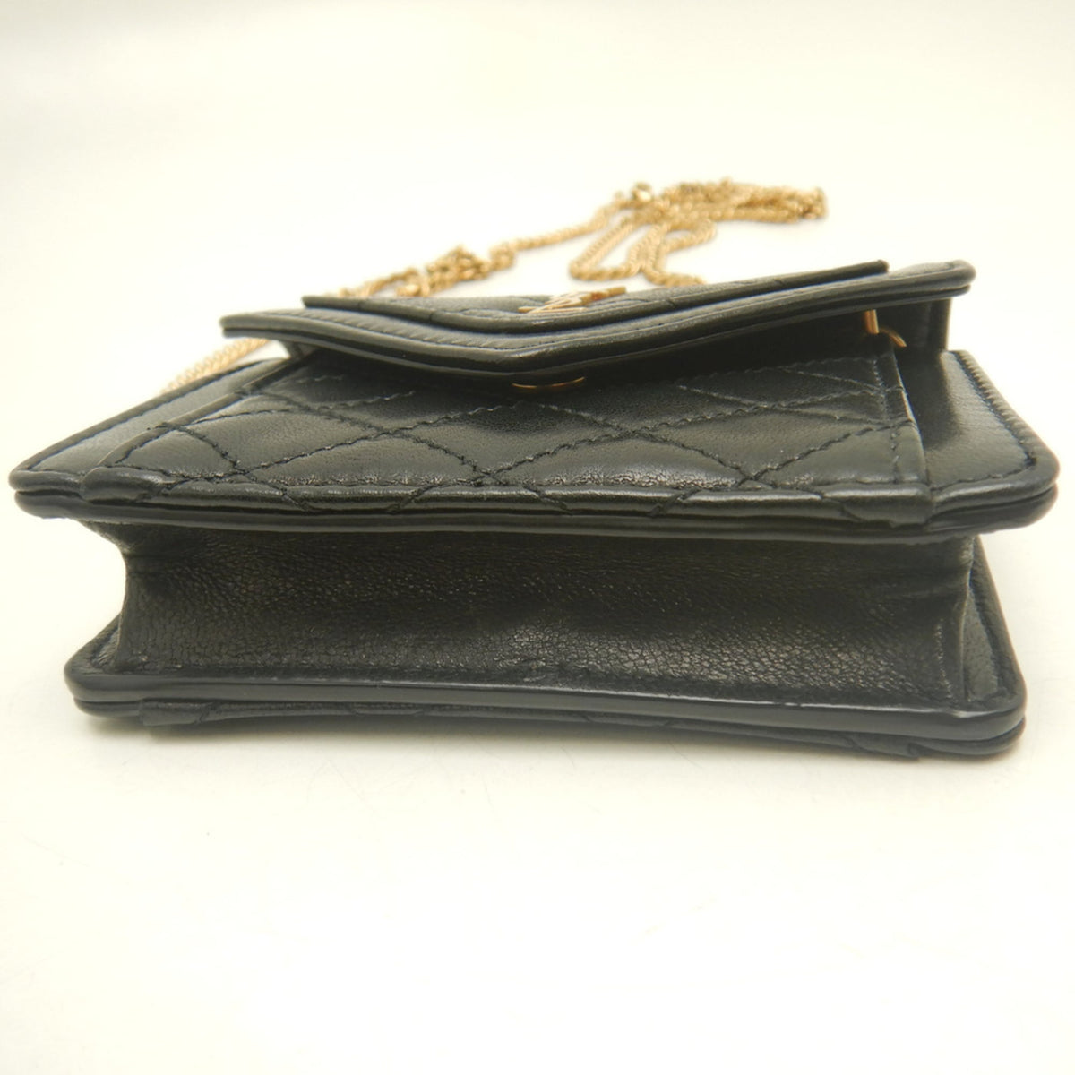 Saint Laurent Gold Leather Shoulder Bag (Pre-Owned)
