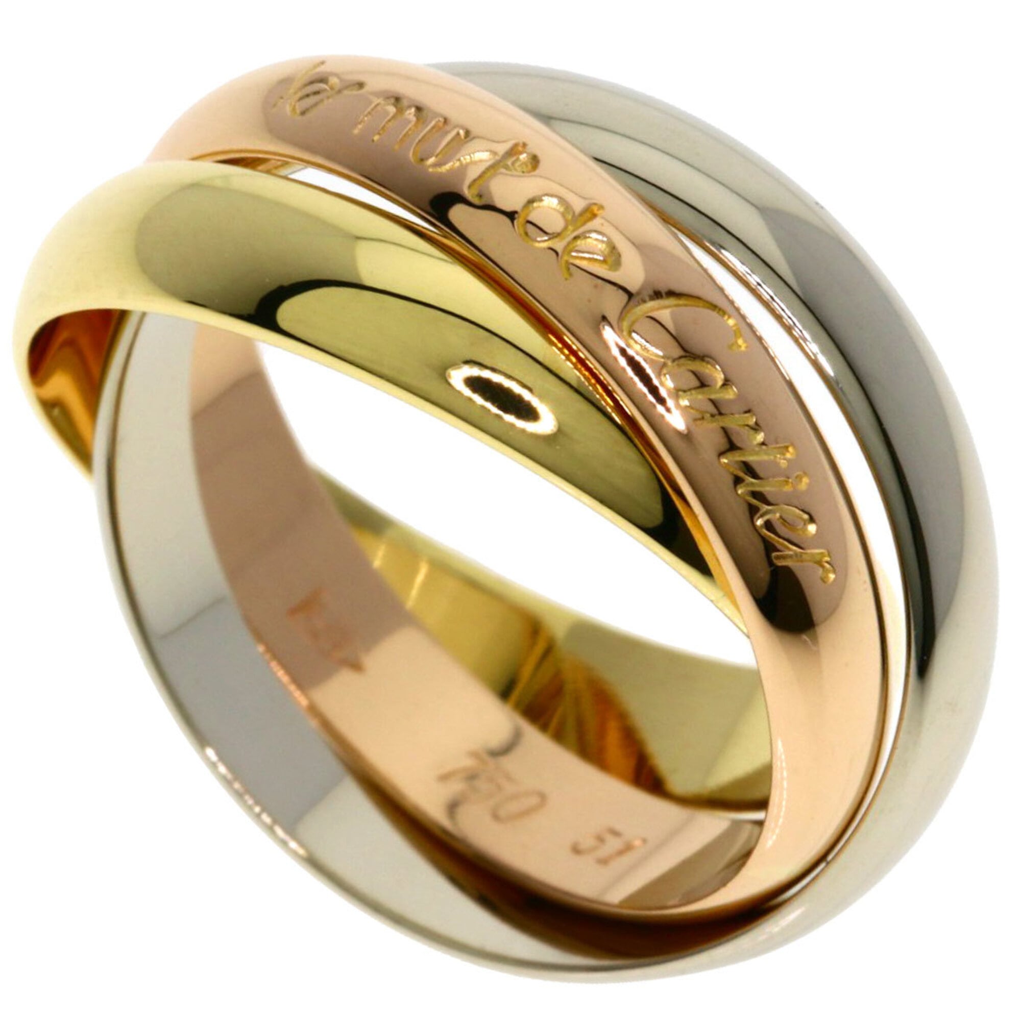 Cartier Yellow Gold (18K) Pink Gold (18K) White Gold (18K) Band Ring (Pre-Owned)