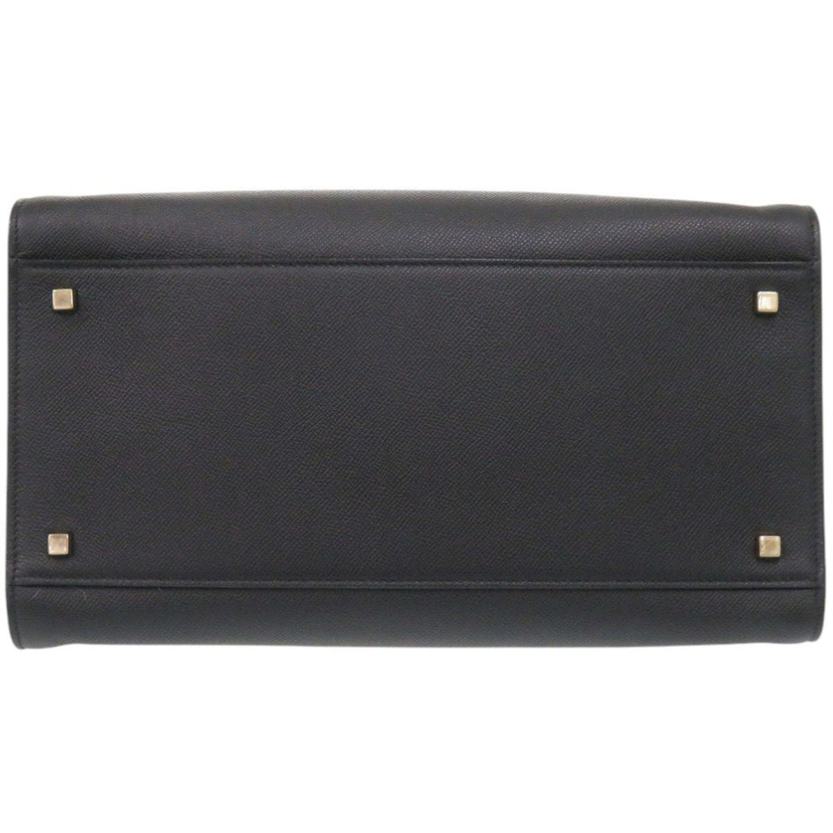 Valextra Black Leather Handbag (Pre-Owned)
