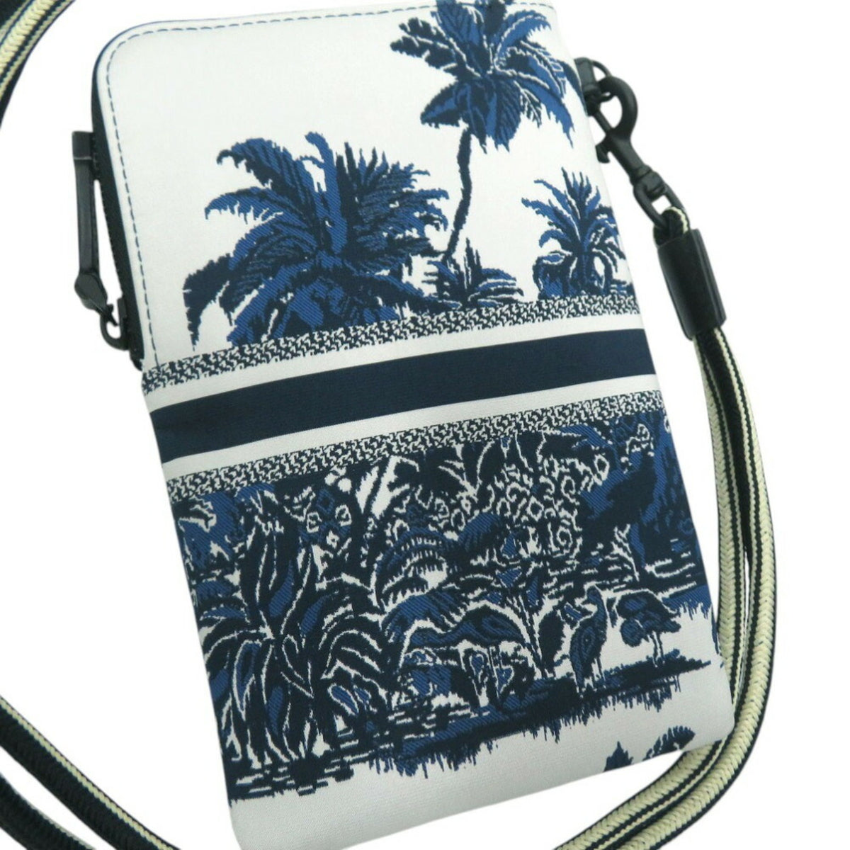Christian Dior Blue Nylon Fabric Shoulder Bag (Pre-Owned)