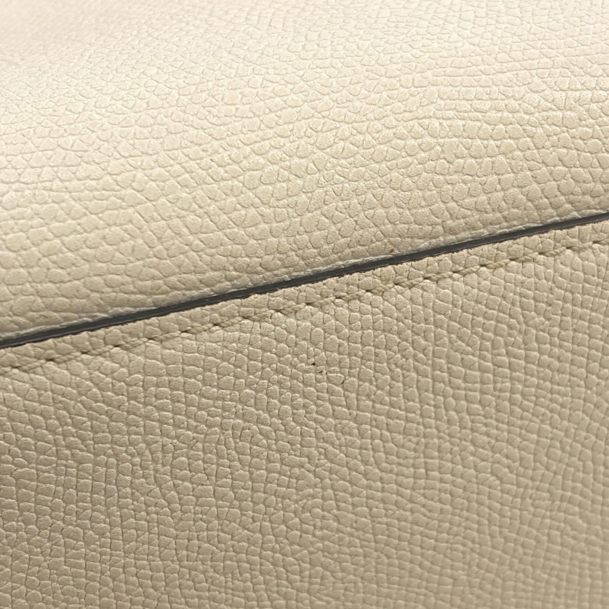 Valextra Light Gray Leather Handbag (Pre-Owned)