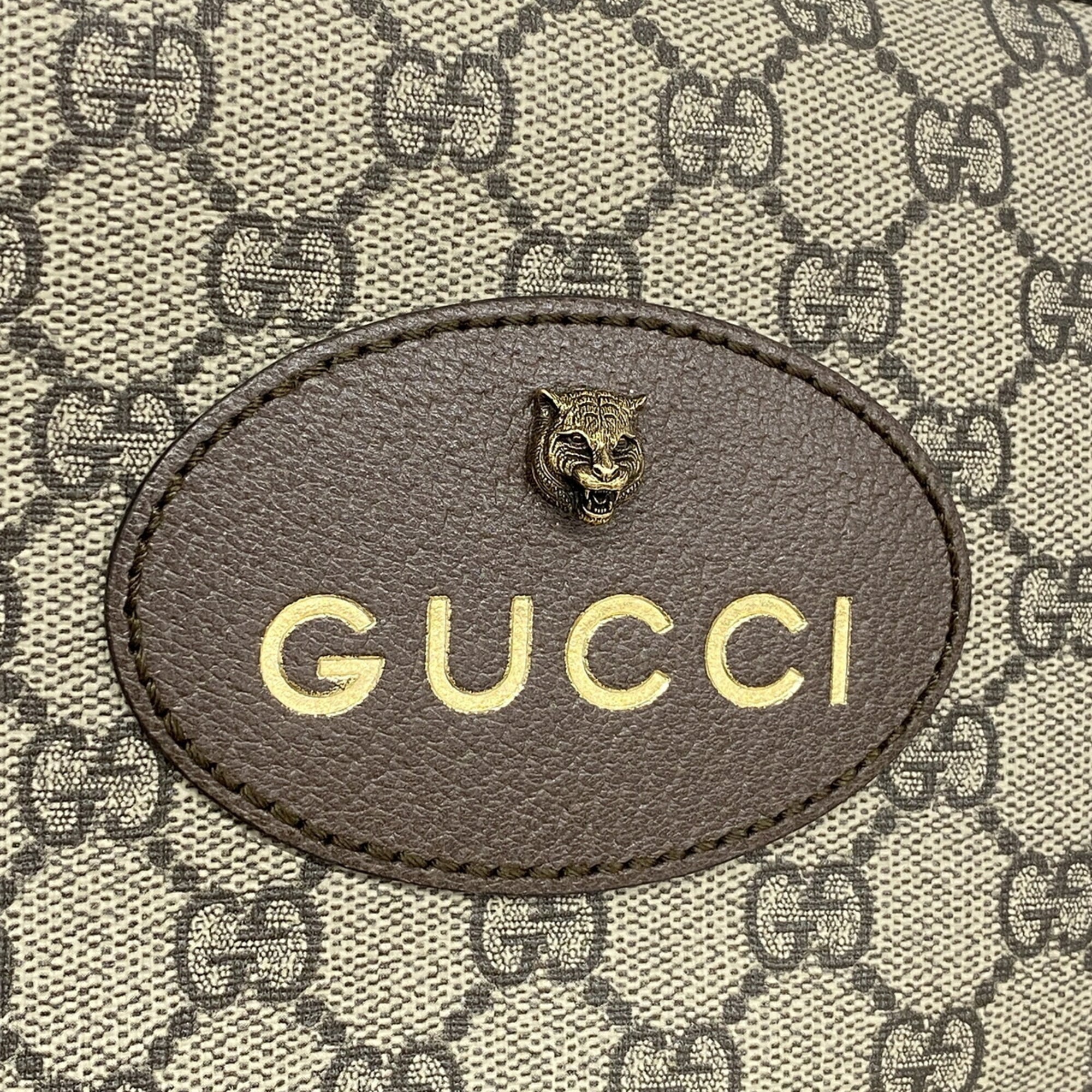 Gucci Brown Pvc Shoulder Bag (Pre-Owned)