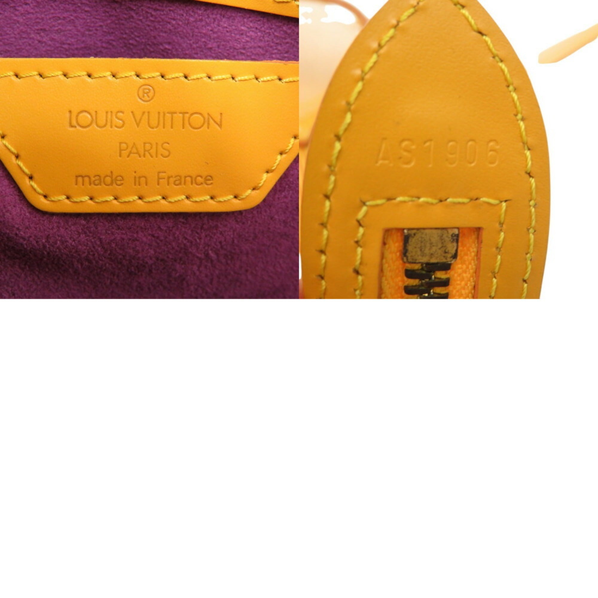 Louis Vuitton Yellow Epi Leather Shoulder Bag (Pre-Owned)