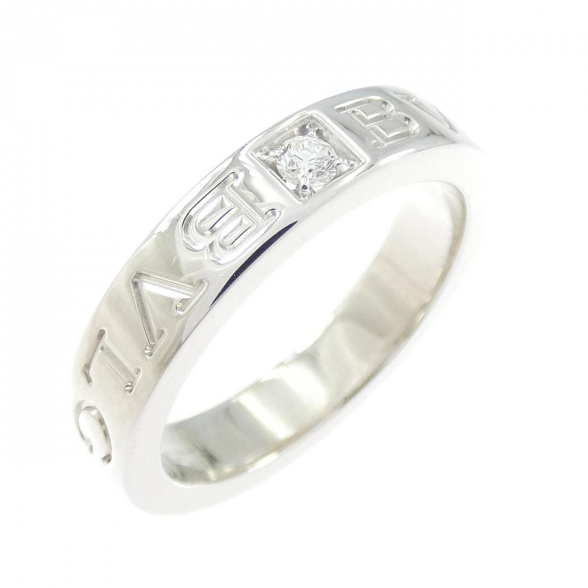 Bvlgari White Gold White Gold (18K) Band Ring (Pre-Owned)