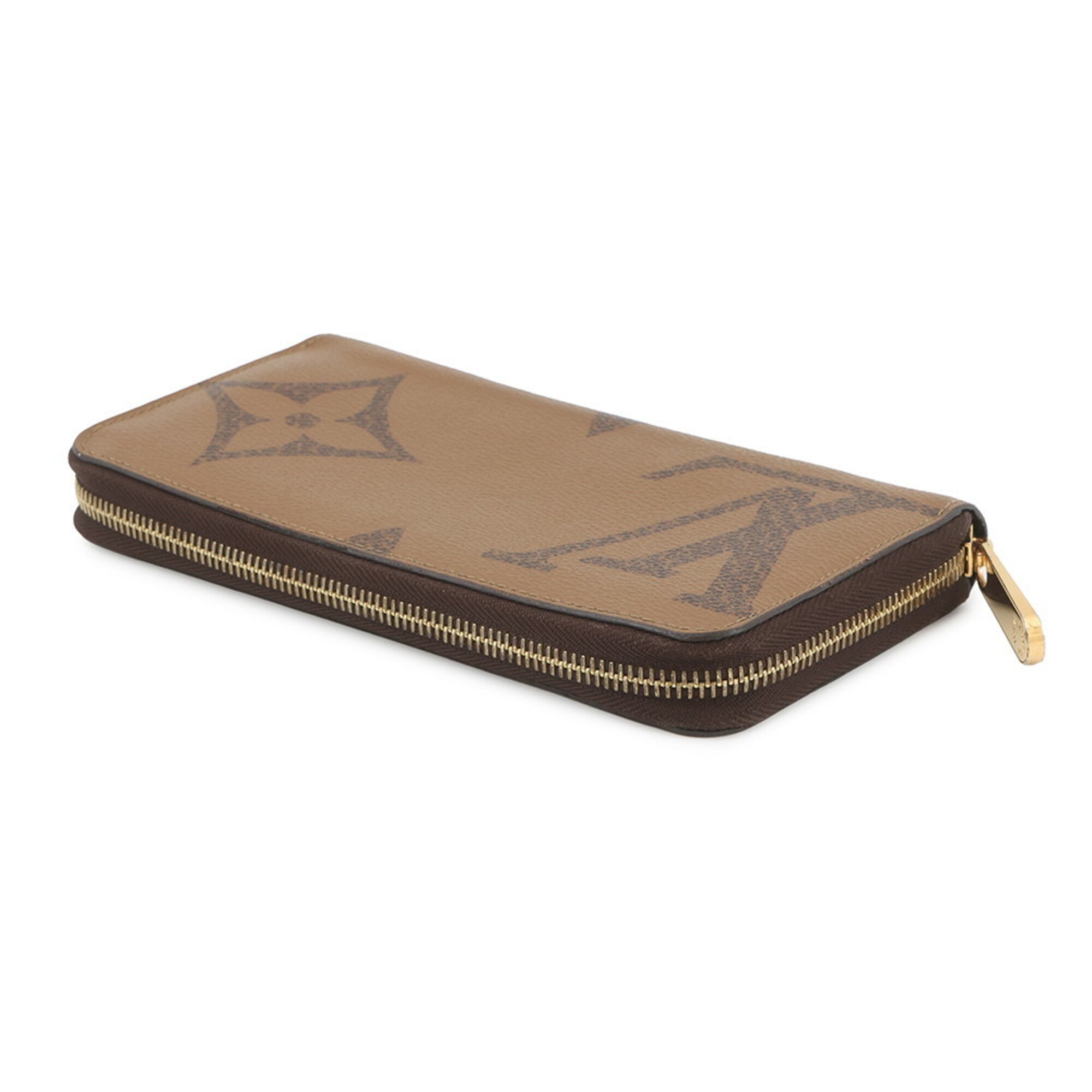 Louis Vuitton Brown Monogram Reverse Long Wallet (Bi-Fold) (Pre-Owned)