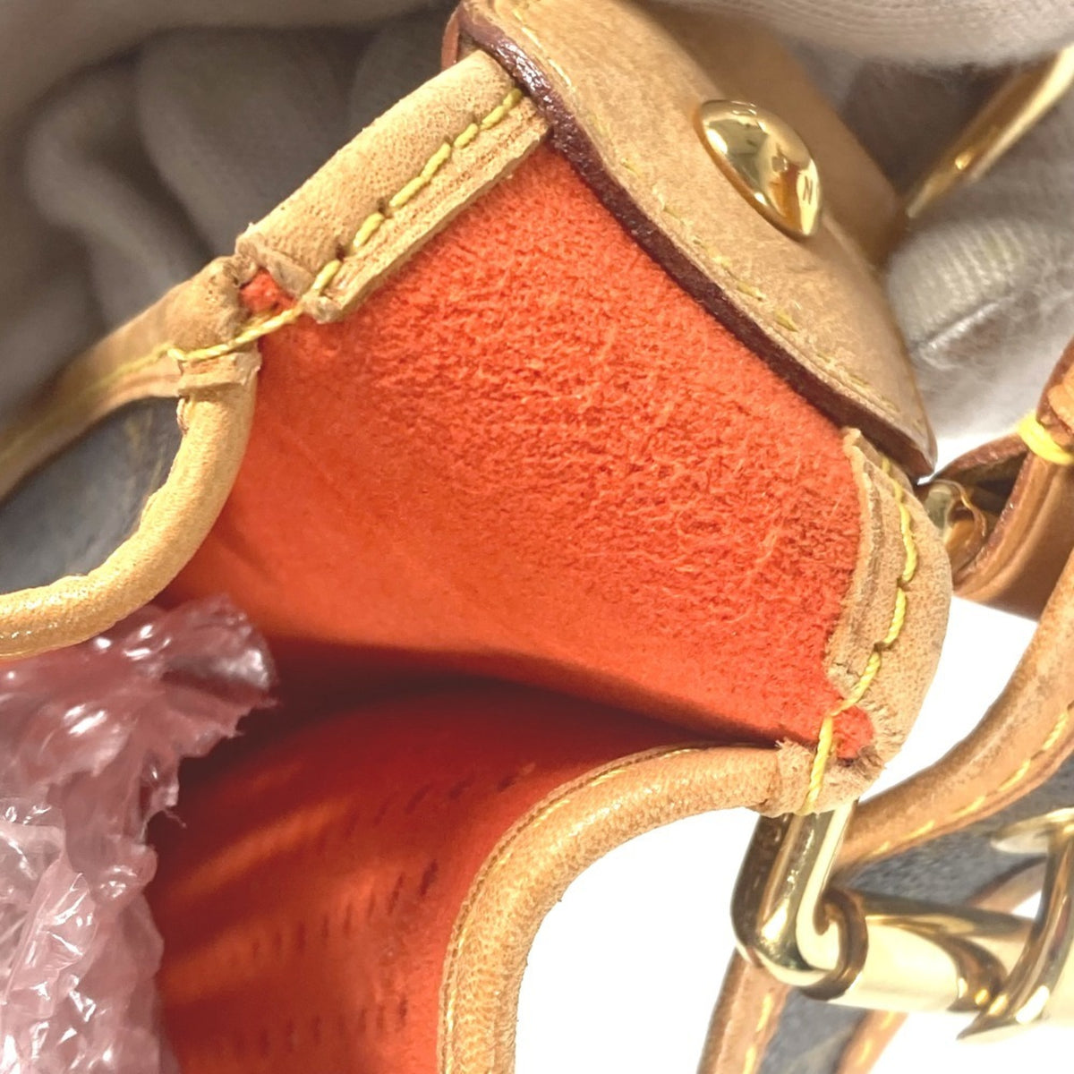 Louis Vuitton Brown Orange Monogram Shoulder Bag (Pre-Owned)