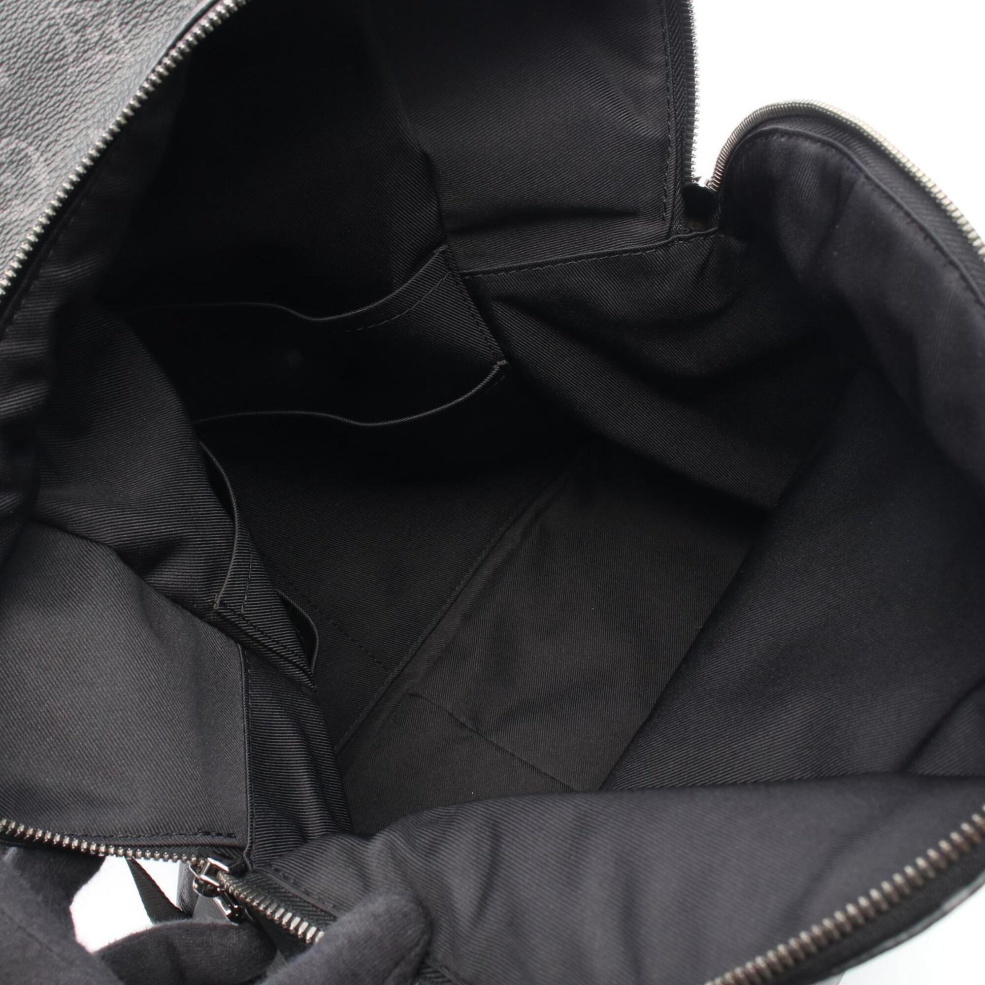 Louis Vuitton Black Monogram Eclipse Monogram Eclipse Leather Backpack (Pre-Owned)