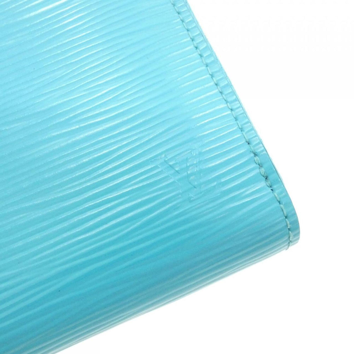 Louis Vuitton Blue Leather Coin Purse/Coin Case (Pre-Owned)