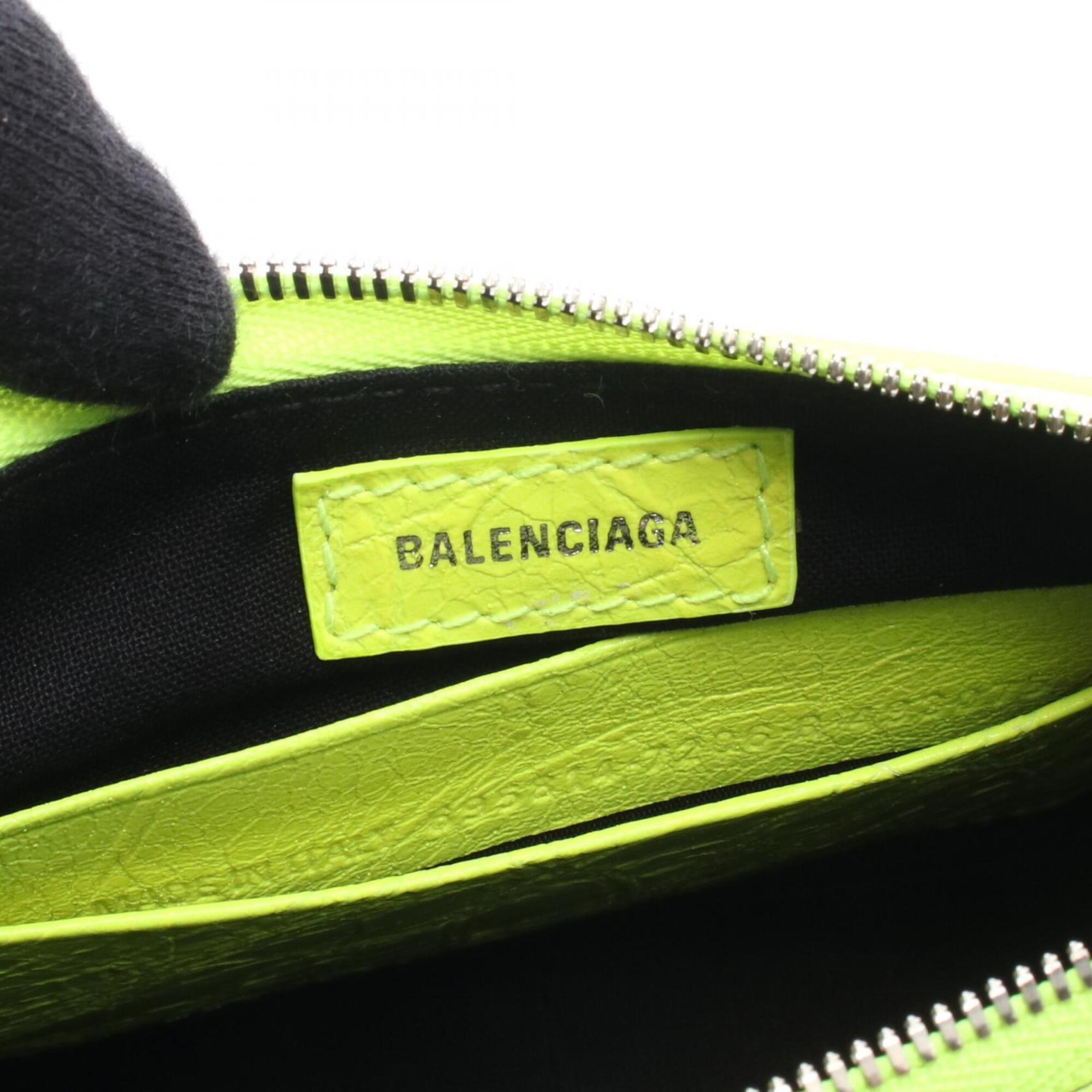 Balenciaga Yellow Leather Handbag (Pre-Owned)