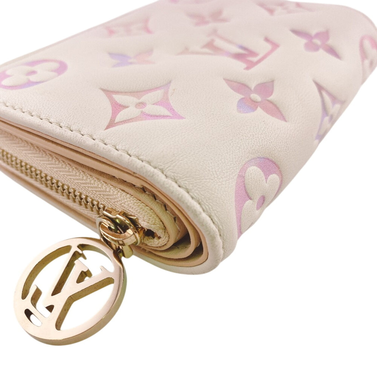 Louis Vuitton Monogram Empreinte Pink Leather Wallet (Bi-Fold) (Pre-Owned)
