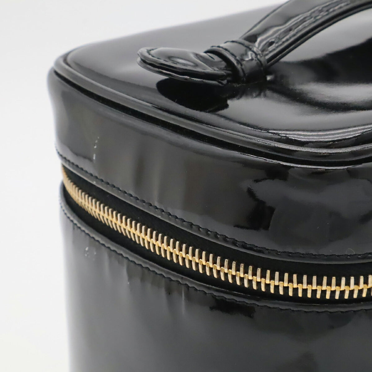 Chanel Black Handbag Pouch Vanity Bag (Pre-Owned)