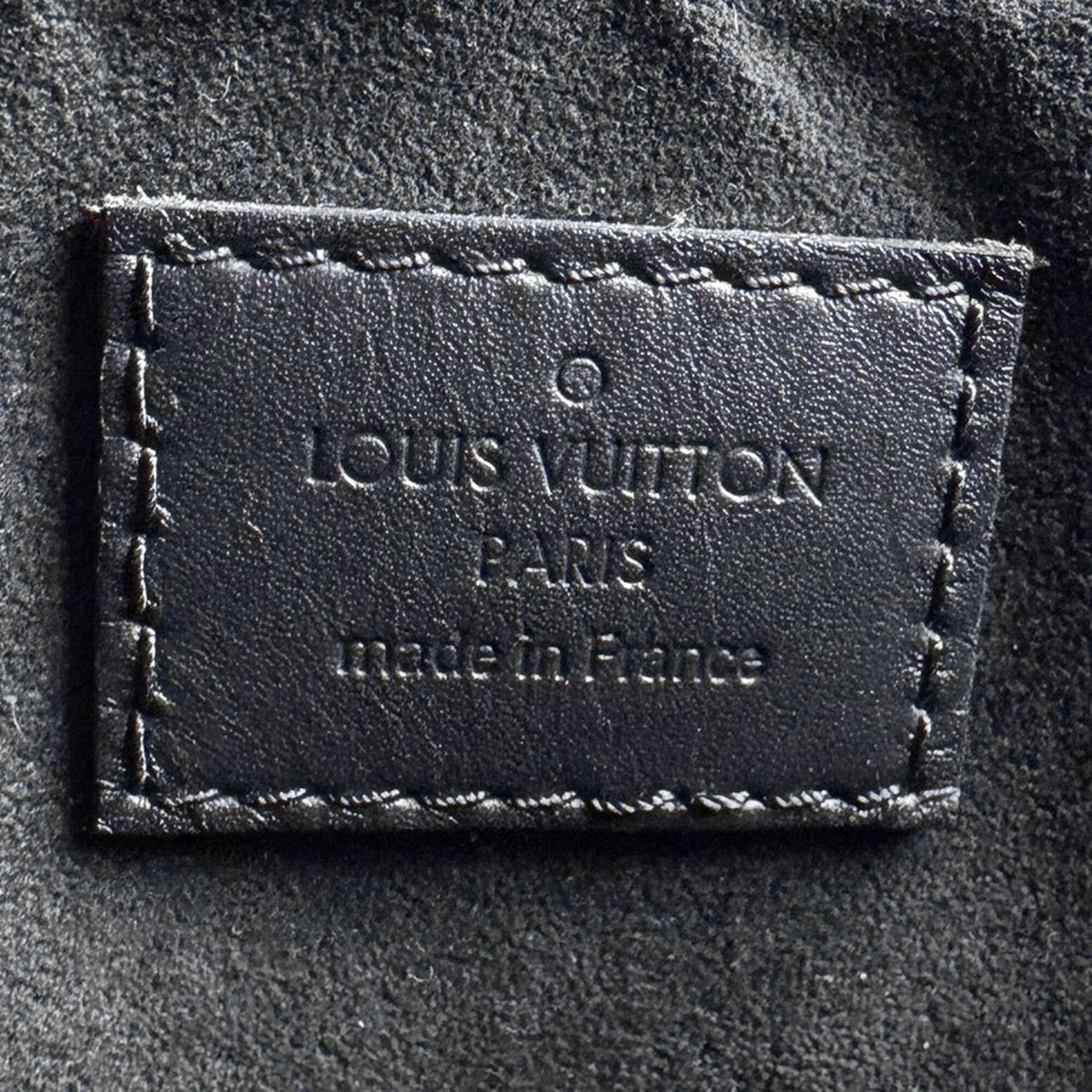 Louis Vuitton Black Brown Monogram Monogram Leather Handbag Shoulder Bag (Pre-Owned)