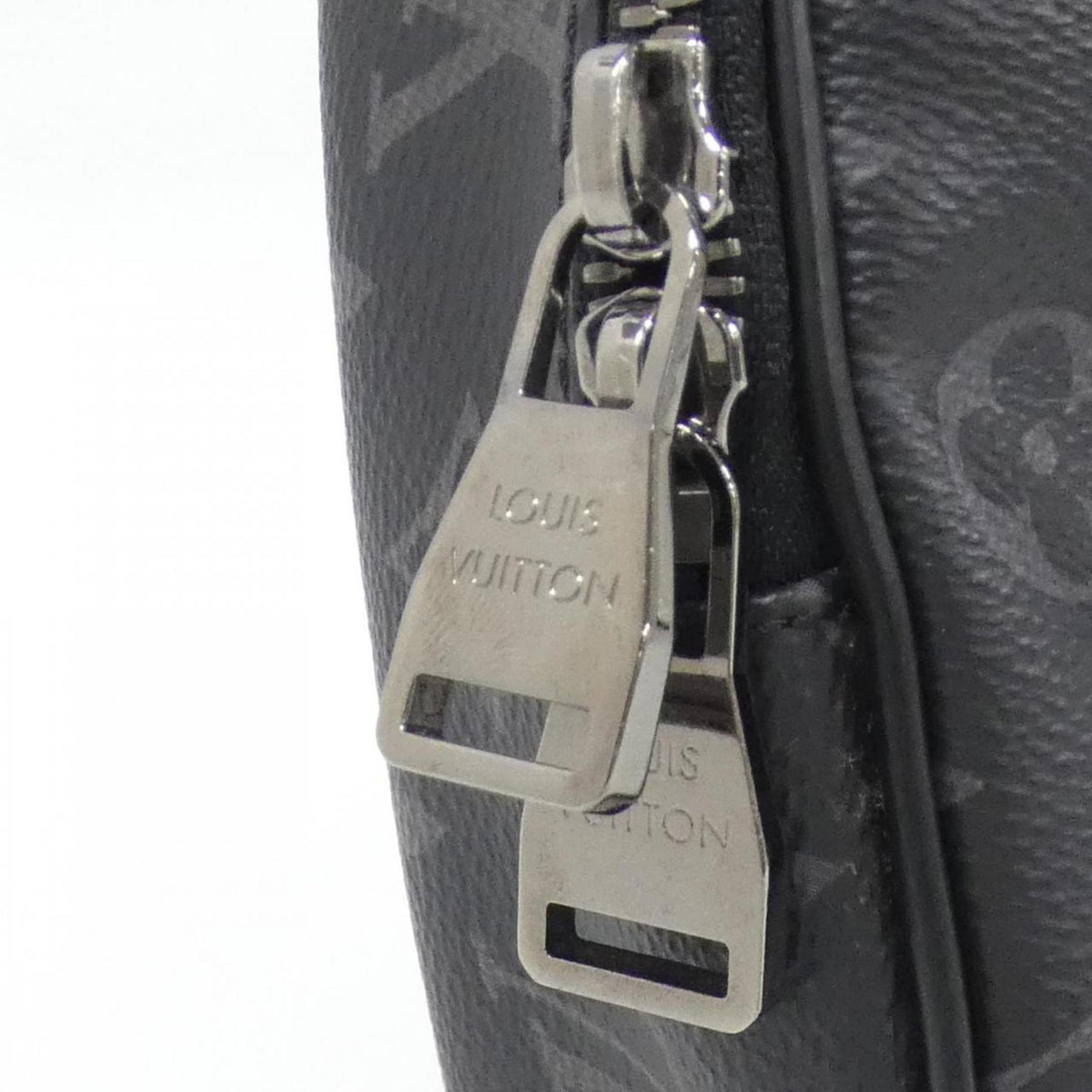 Louis Vuitton Black Coated Canvas Shoulder Bag (Pre-Owned)