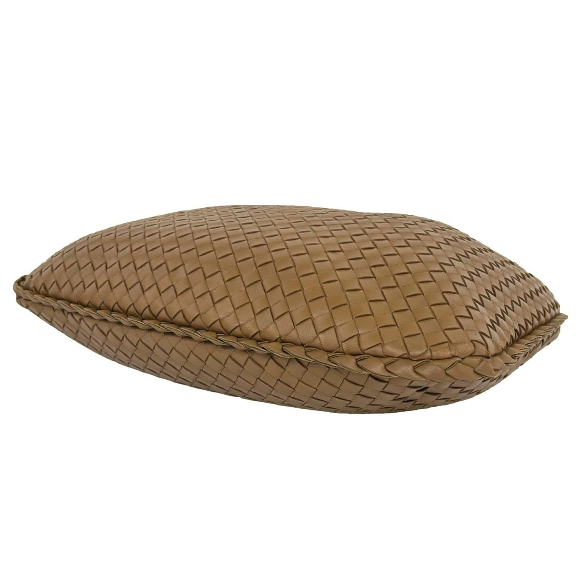 Bottega Veneta Brown Leather Handbag Tote Bag (Pre-Owned)