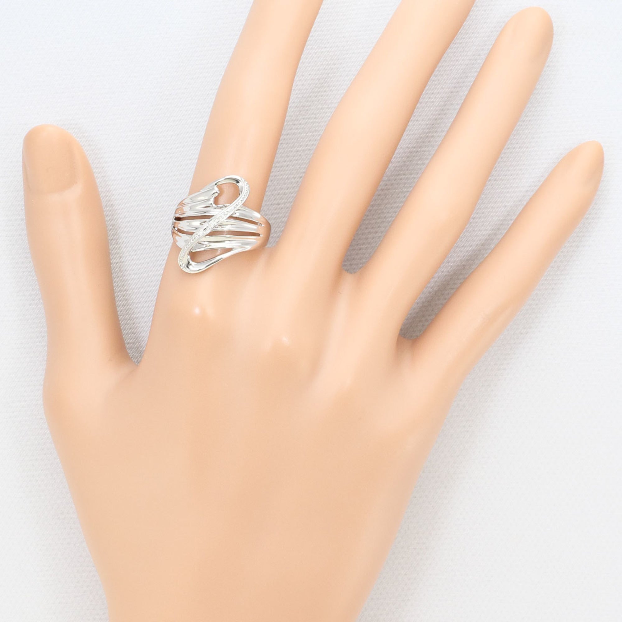 Unbranded White Gold White Gold (10K) Band Ring (Pre-Owned)