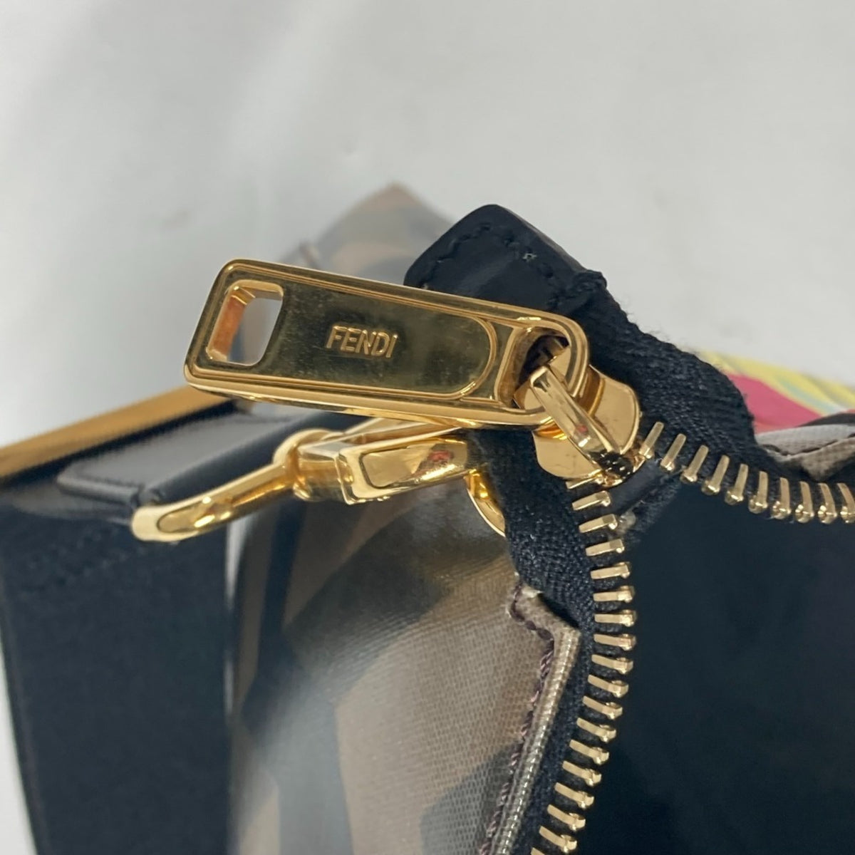Fendi Brown Multi-Color Pvc Shoulder Bag (Pre-Owned)