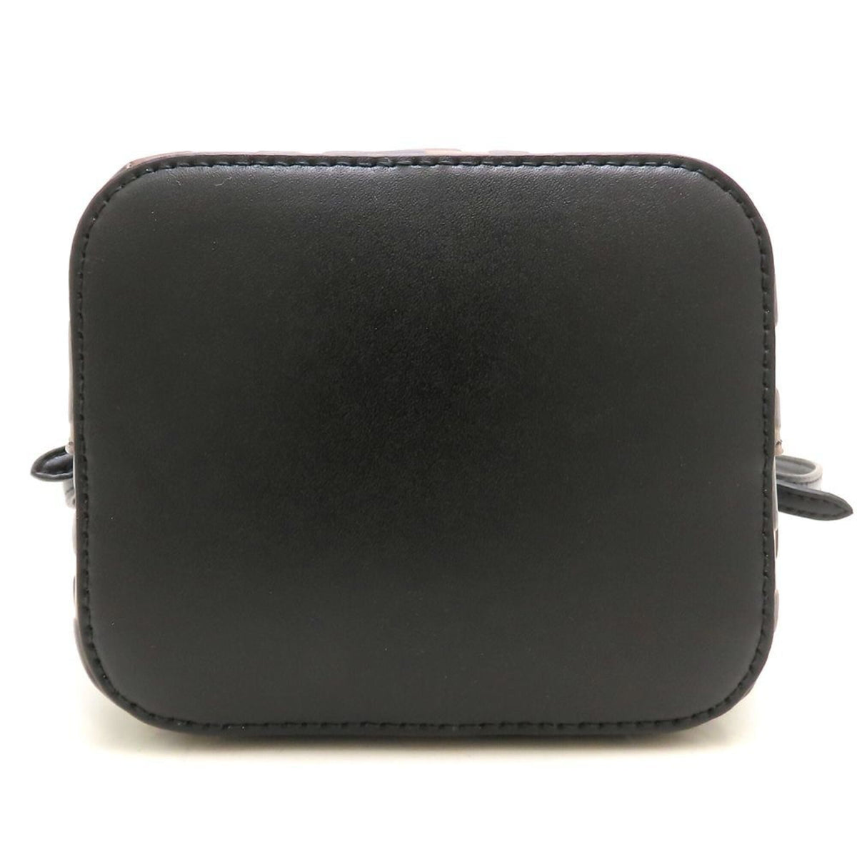 Fendi Black Brown Leather Shoulder Bag (Pre-Owned)