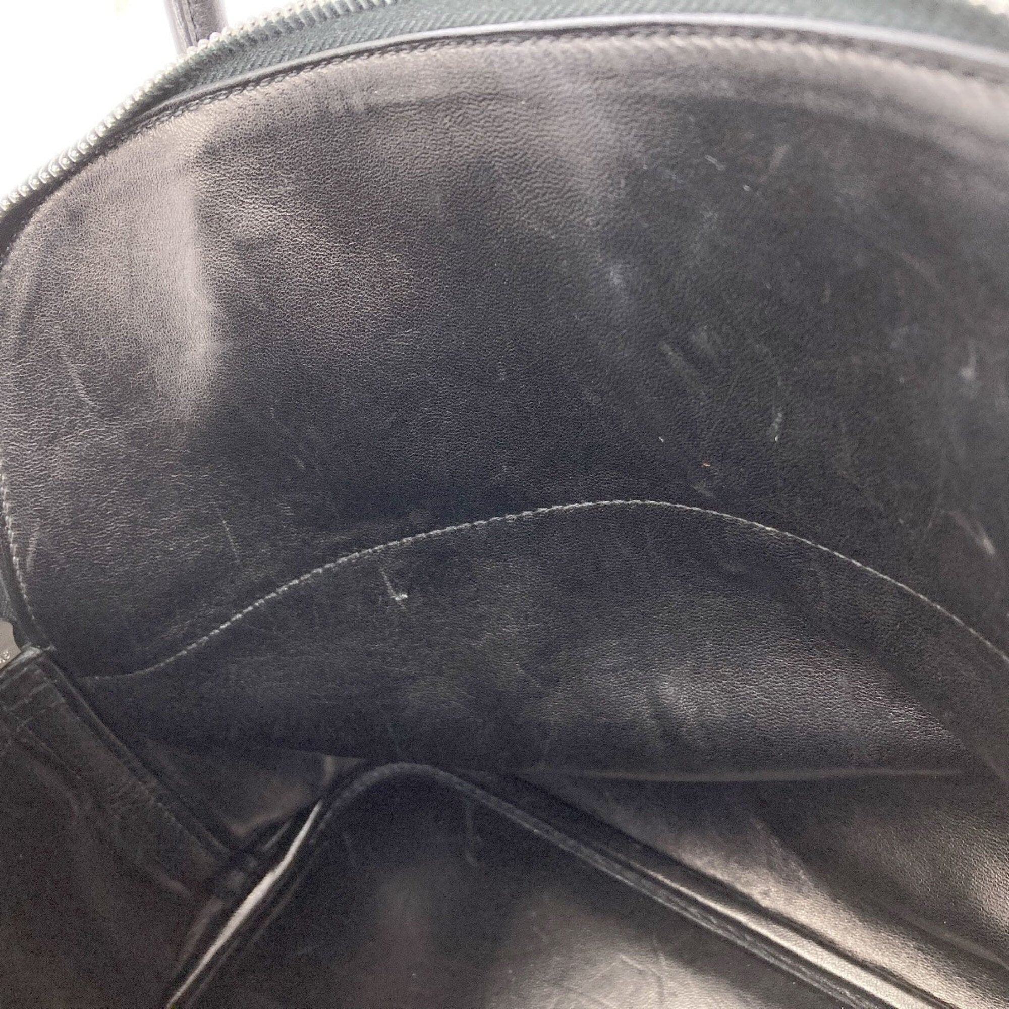 Hermes Black Taurillon Clemence Leather Handbag (Pre-Owned)