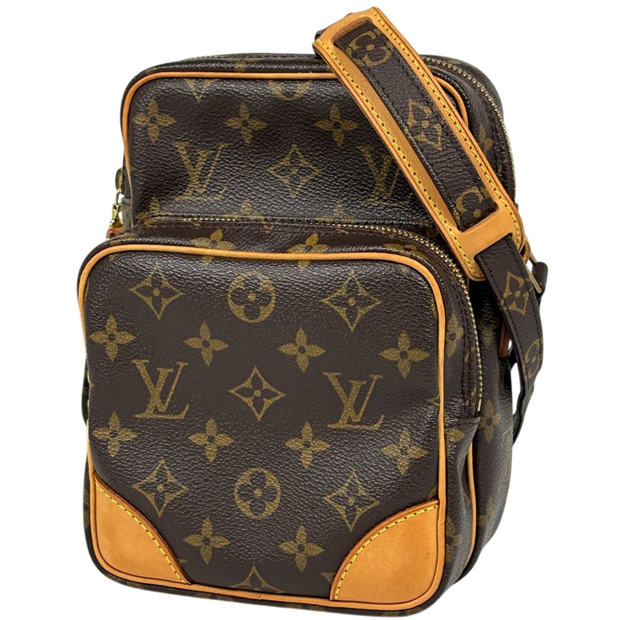 Louis Vuitton Brown Monogram Shoulder Bag (Pre-Owned)