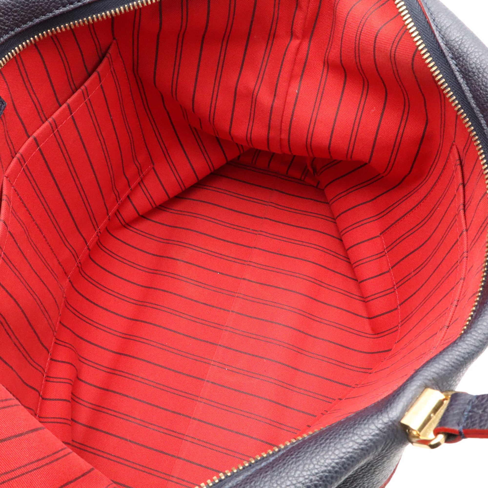 Louis Vuitton Marine Rouge Navy Monogram Empreinte Shoulder Bag Tote Bag (Pre-Owned)