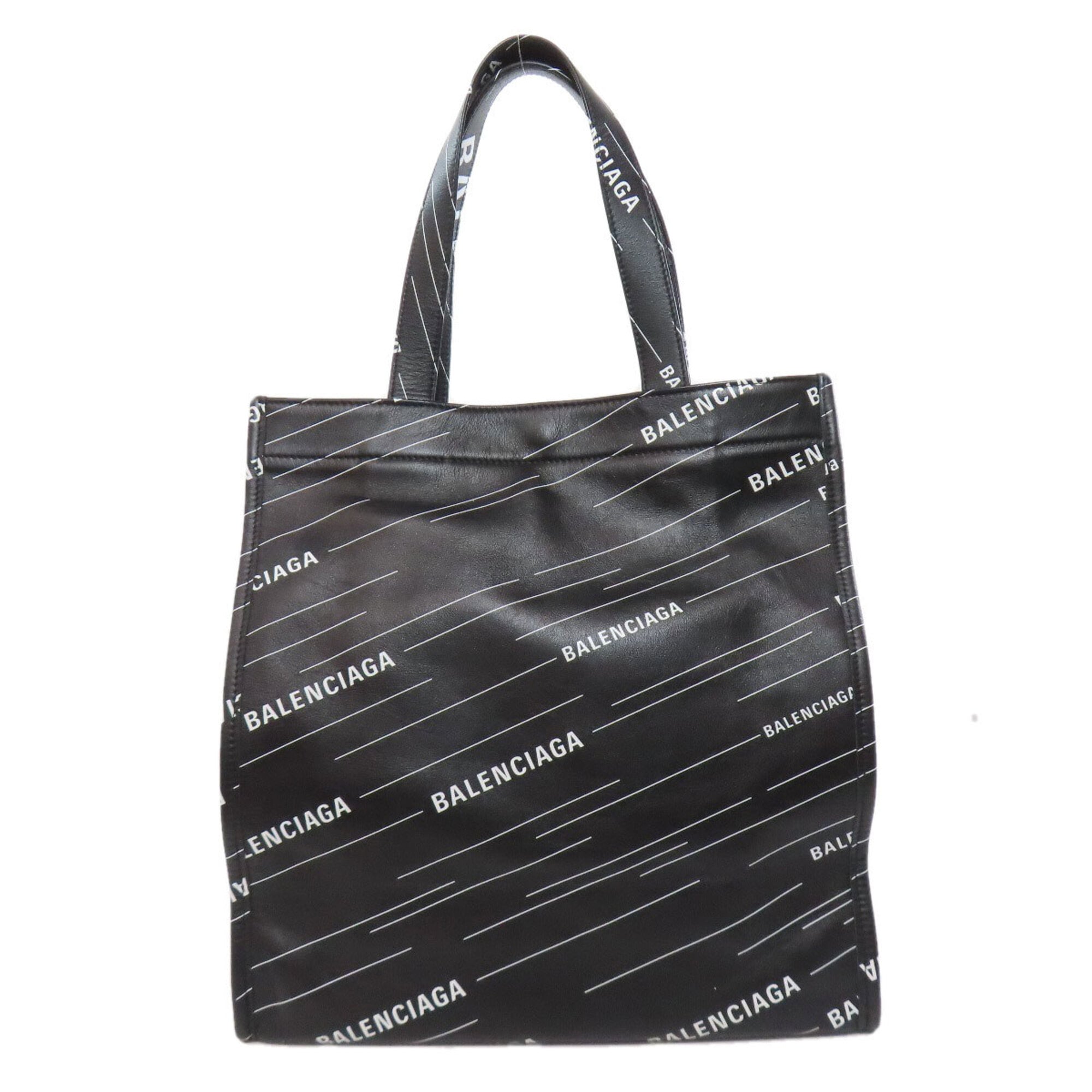 Balenciaga Black Leather Tote Bag (Pre-Owned)